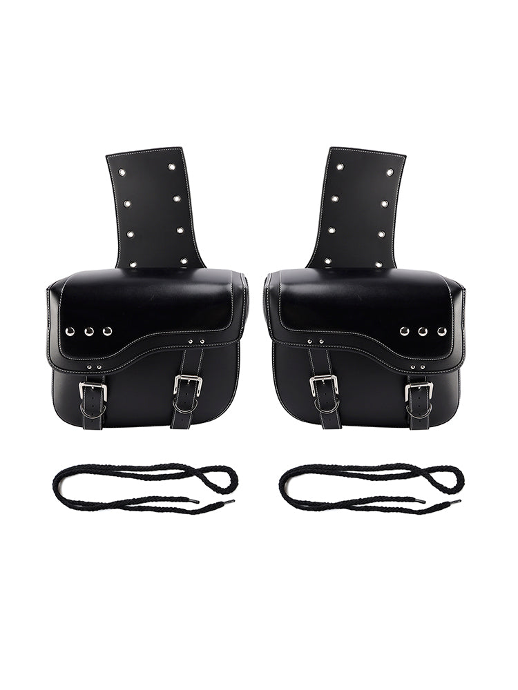 Side Tailbag Satteltaschenfarbe passendes Gepäck schwarz 28L für Roller Motorrad