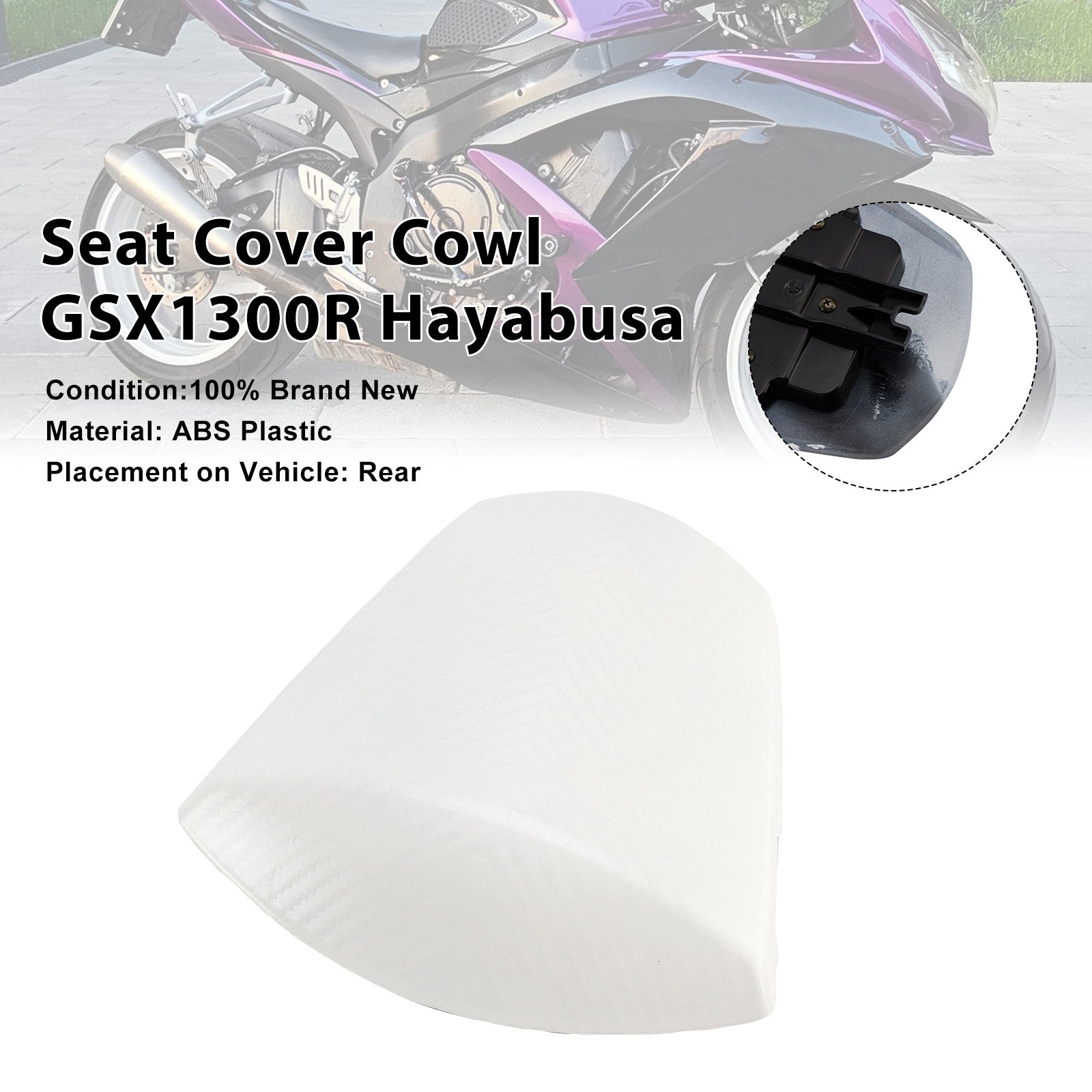 Housse de carénage de siège arrière Suzuki GSXR600 GSXR750 K11 2011-2026