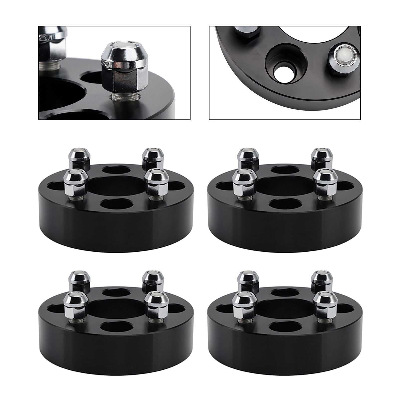 Ezgo Club Car Golf Carts 1.5" Wheel Spacers Kit Cable Golf Carts Lug Nuts