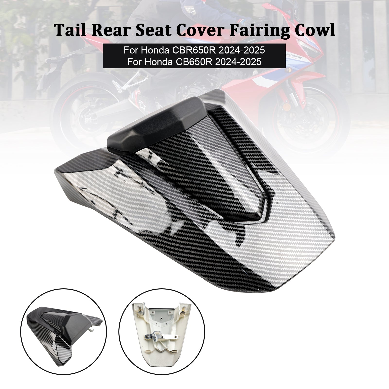 2024-2025 Honda CBR650R CB650R Rear Tail Seat Fairing Cover