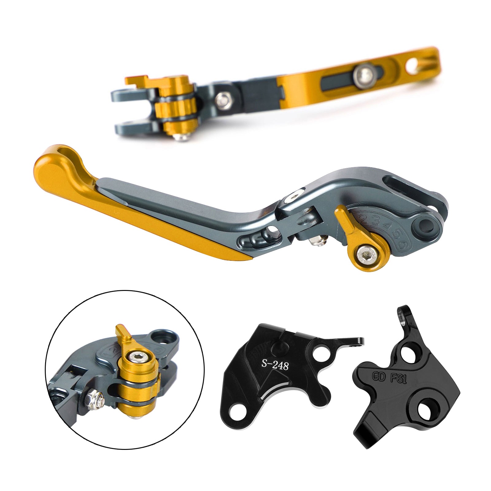 2008-2011 Yamaha YZF R125 Levier de frein d'embrayage réglable