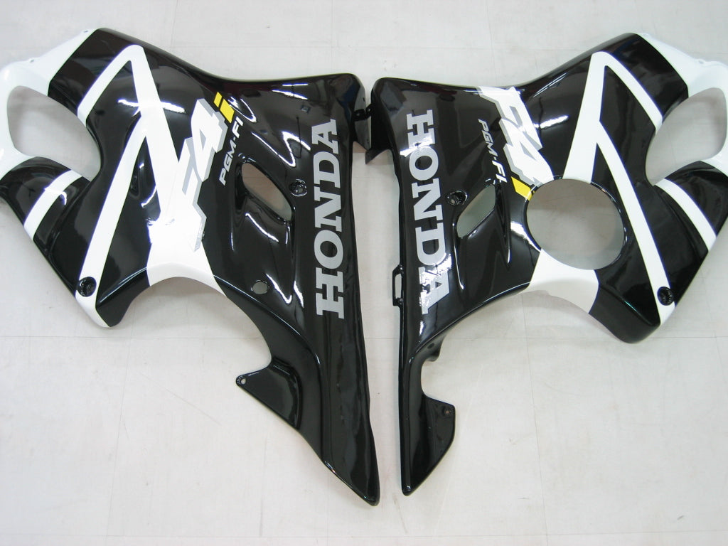 Amotopart 2004-2007 Honda CBR600 F4I White & Black Fairing Kit