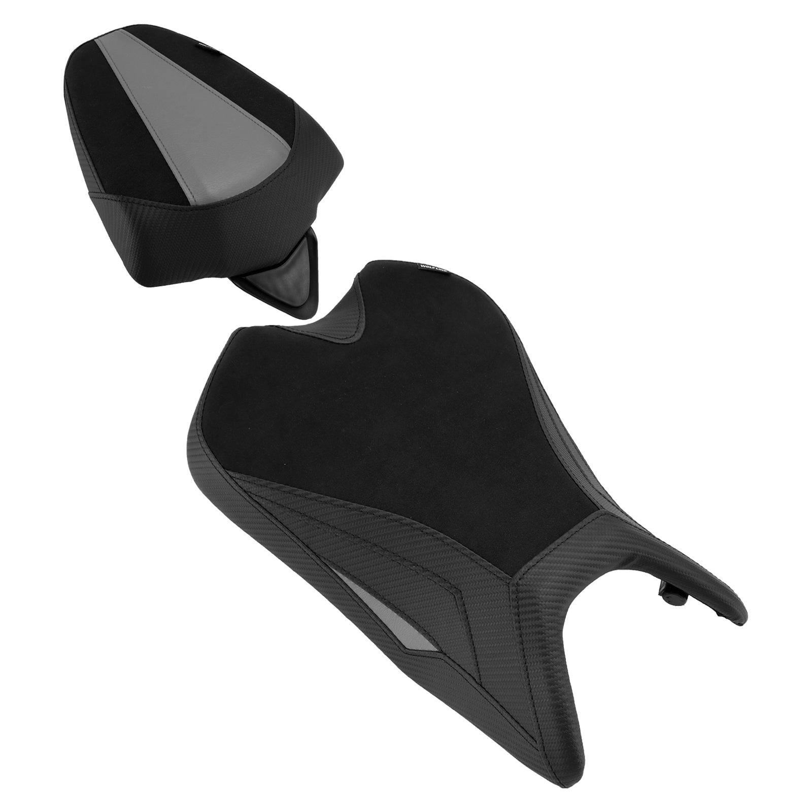 2024-2025 Aprilia Rs457 Rs 457 Voorzijde&REar Raider passagierskussenset grijs