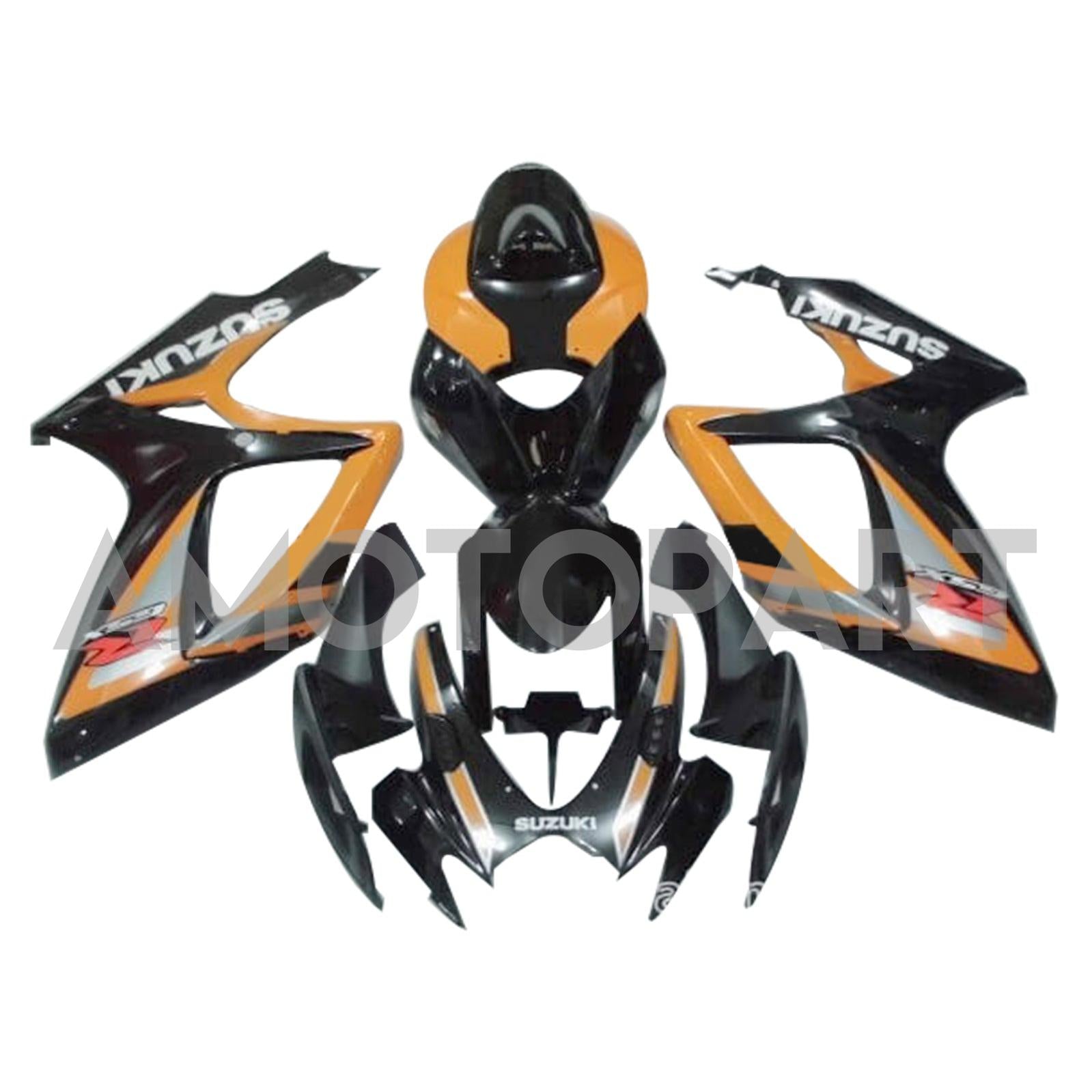Amotopart 2006-2007 Suzuki GSXR600 750 Collection de kit de carénage