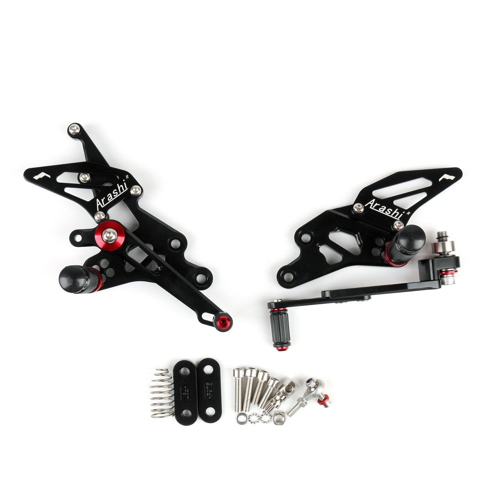 Suzuki GSXR1000 2009-2016 CNC Adjustable Rearset Foot Rest Peg Rear Set Black