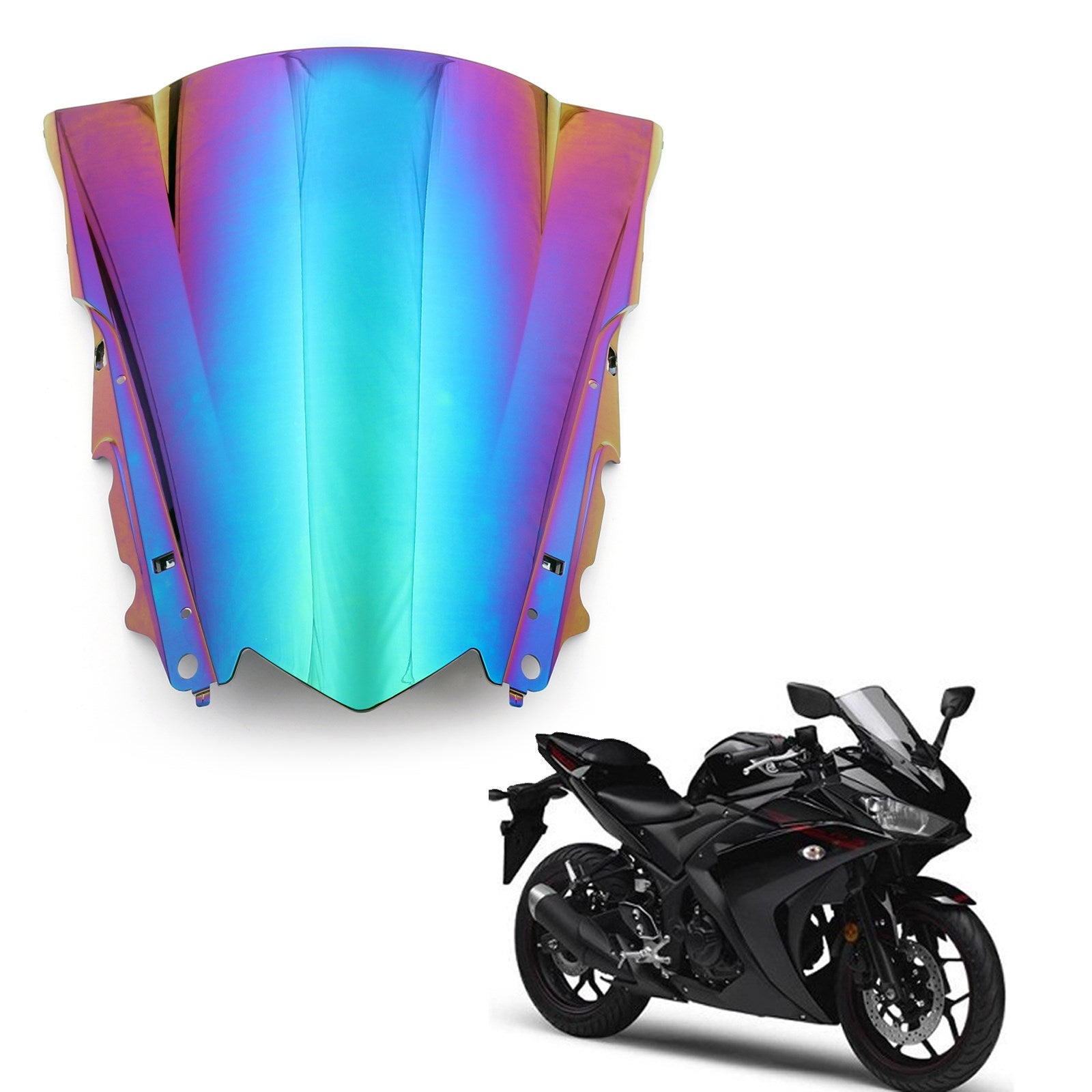 Yamaha 14-18 YZF-R25 & Pare-brise YZF-R3 15-18