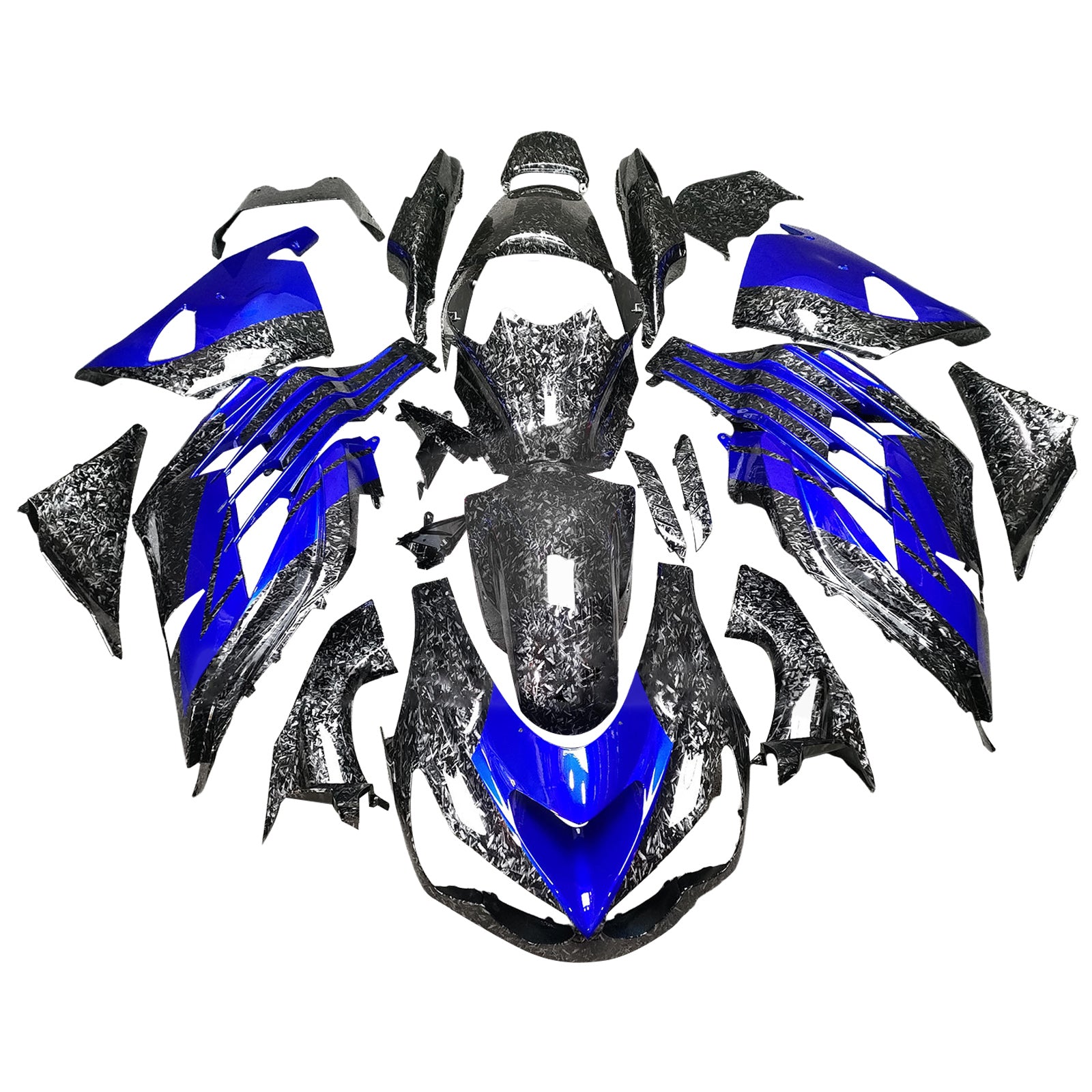 Amotopart 2012-2025 Kawasaki ZX14R ZZR1400 Forged Carbon