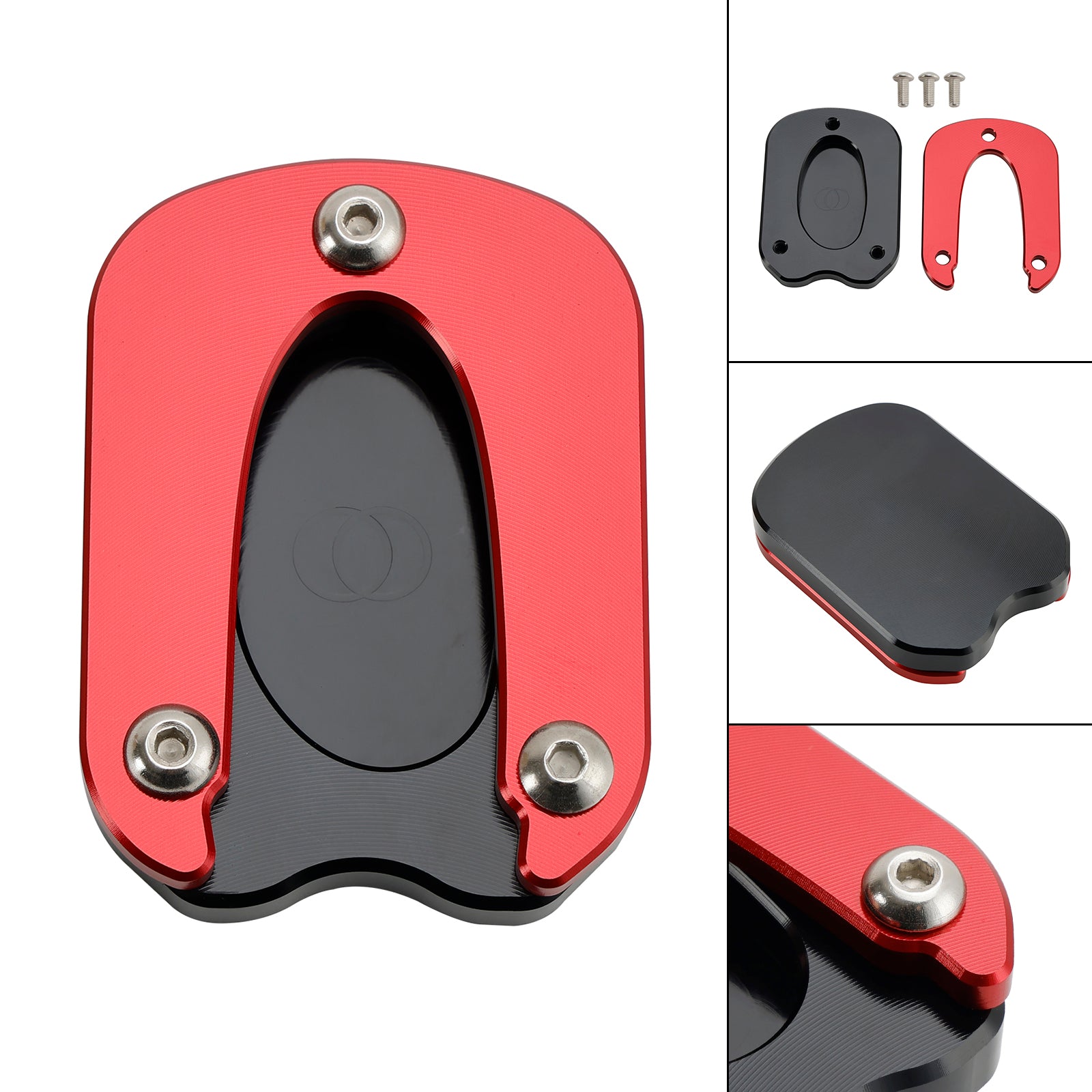 21-23 Almohadilla de placa ampliada con soporte Meteor 350