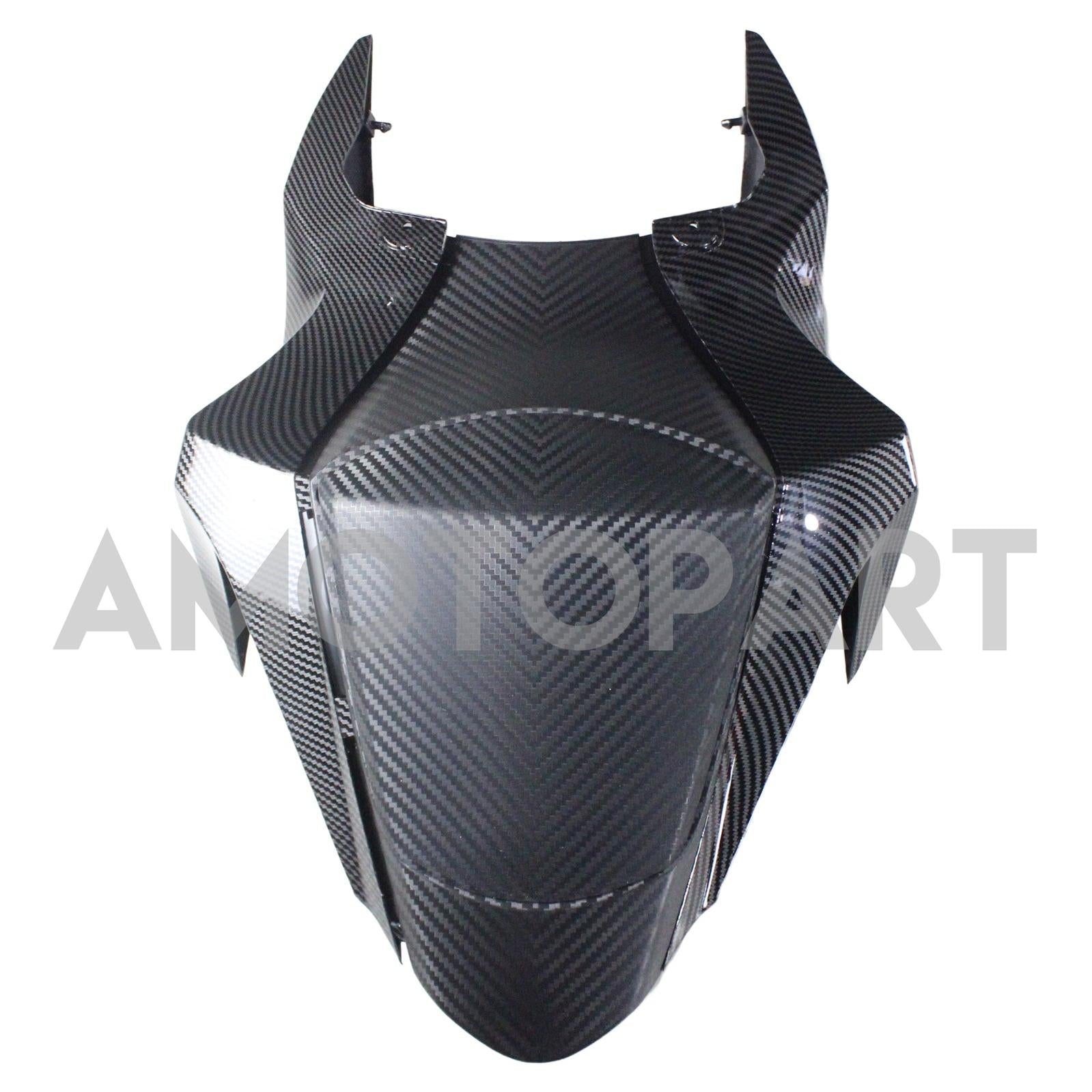 Amotopart 2011-2024 Suzuki GSXR 600/750 Kit de carenado negro de fibra de carbono