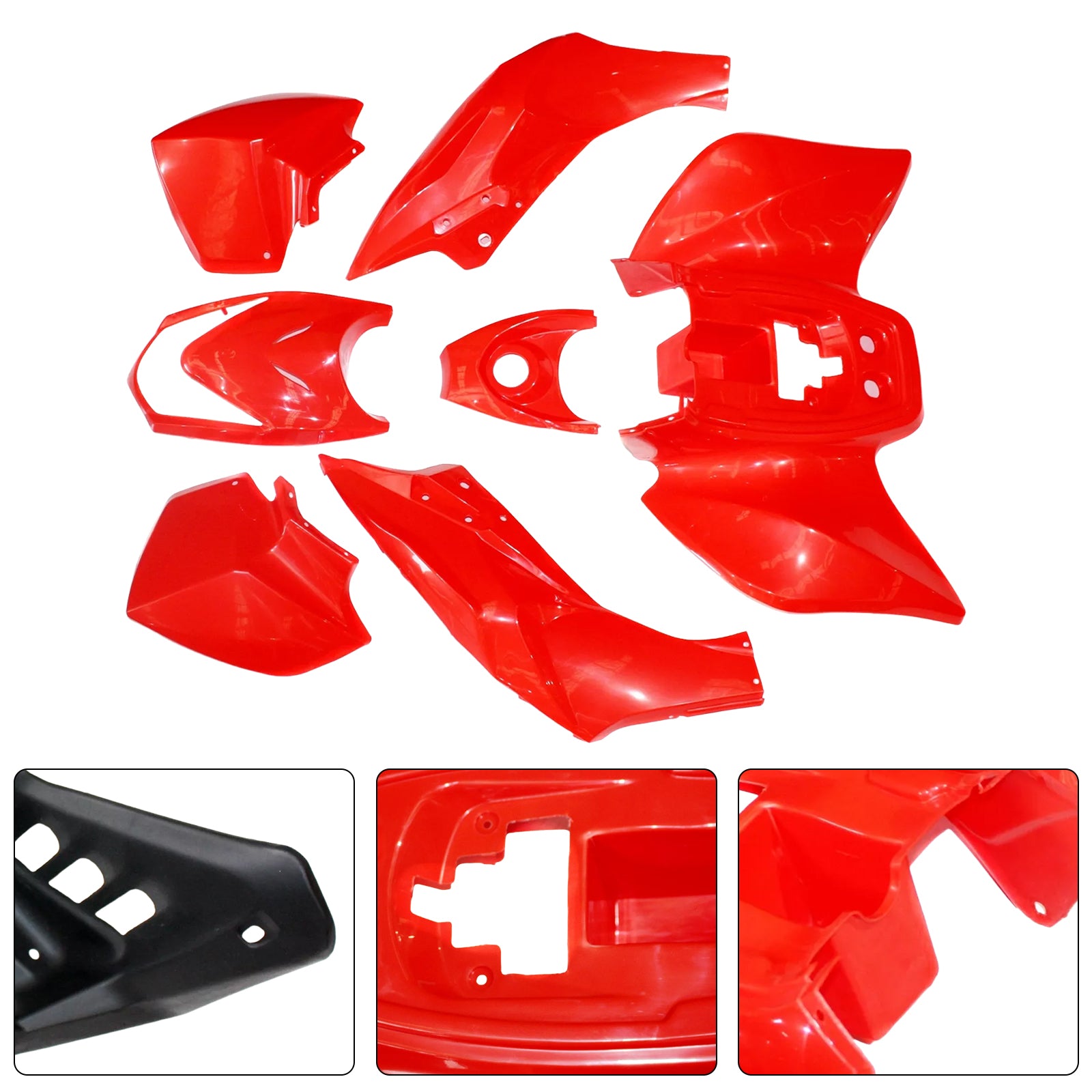 Amotopart for 110cc 125cc Quad Dirt Bike ATV 4 Wheelers Fairing Kit Collection