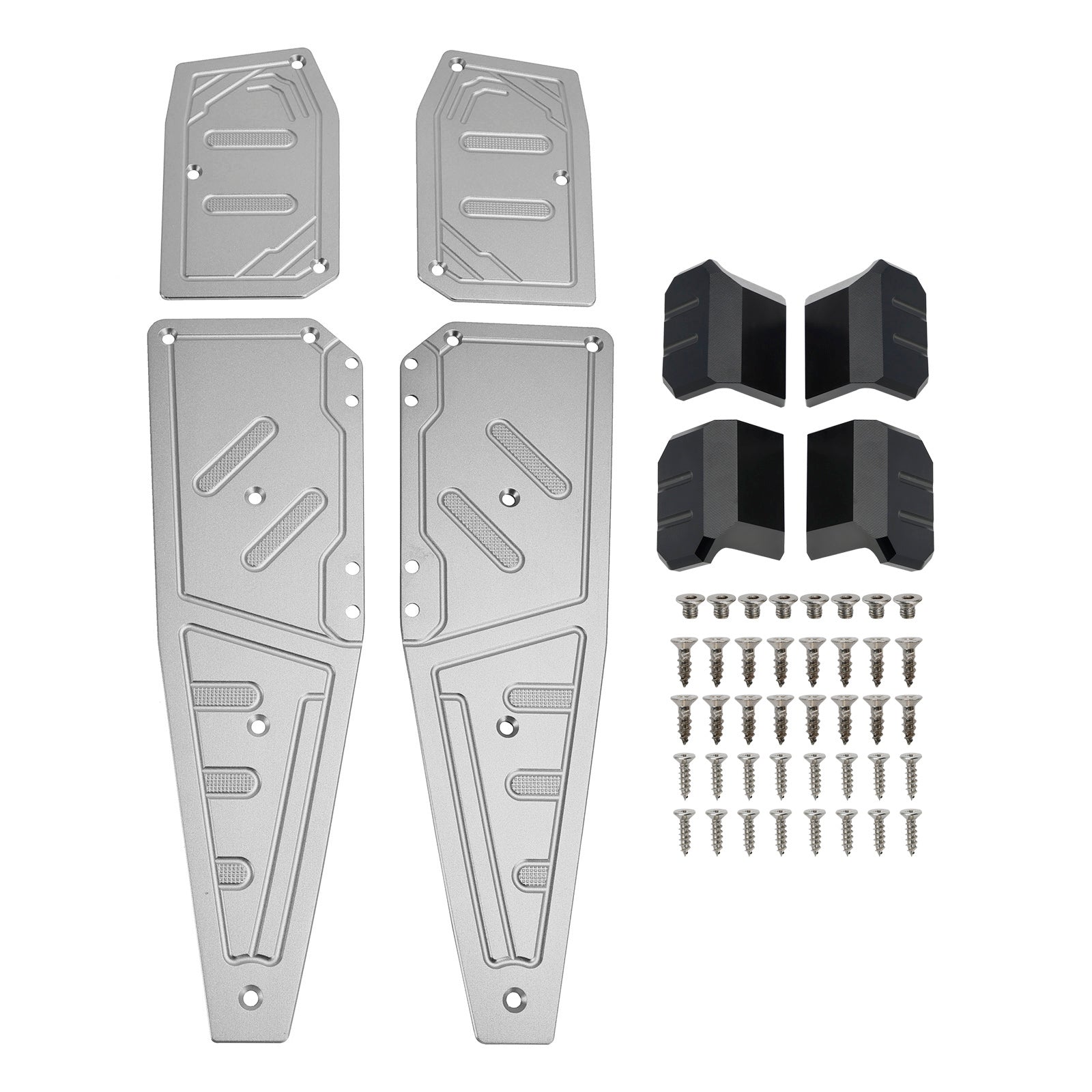 22-23 Aprilia SR GT200 SR GT125 Pedana grigia Poggiapiedi Pad Peg Piastra pedale