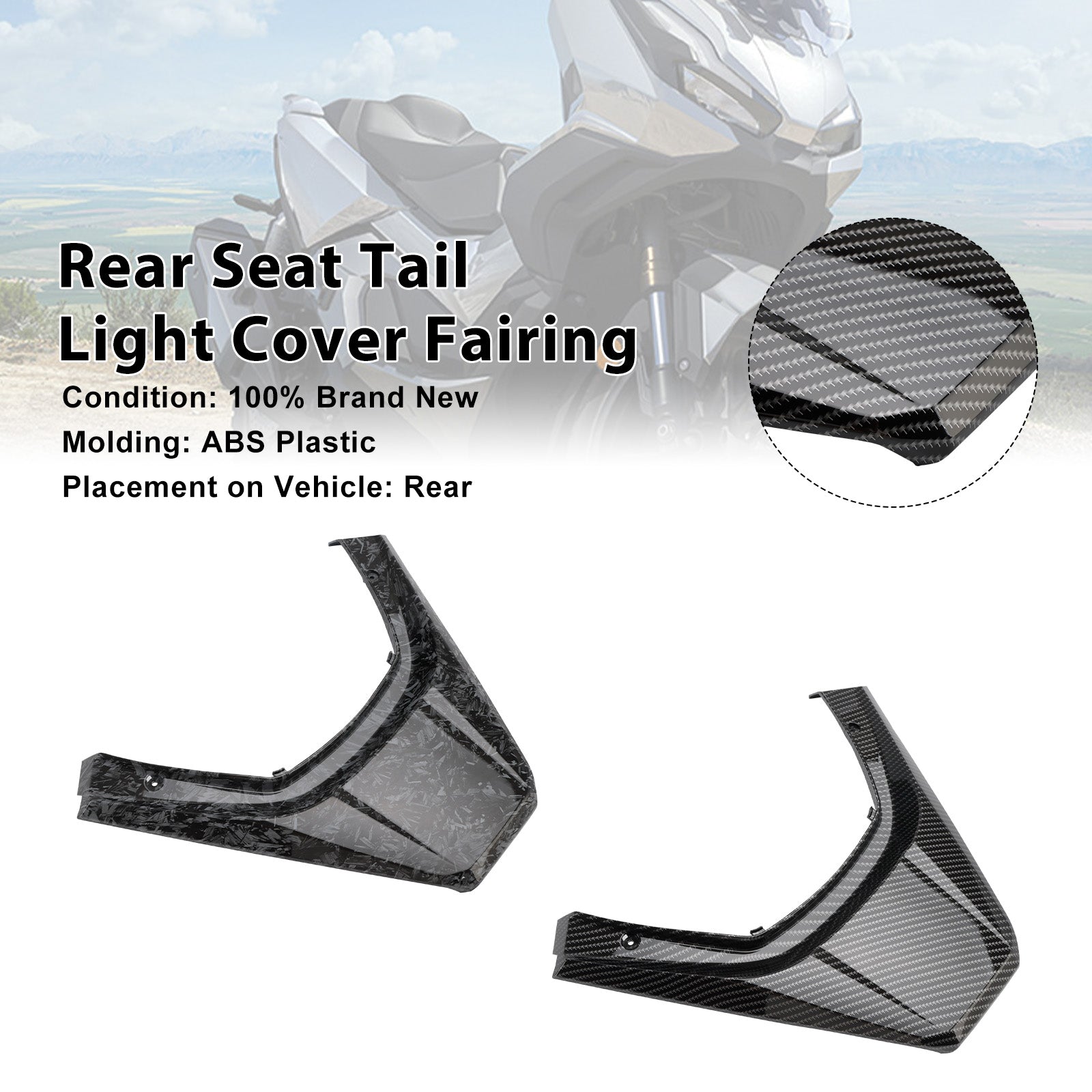 Honda ADV 350 2022-2025 Rear Seat Tail Light Cover Fairing