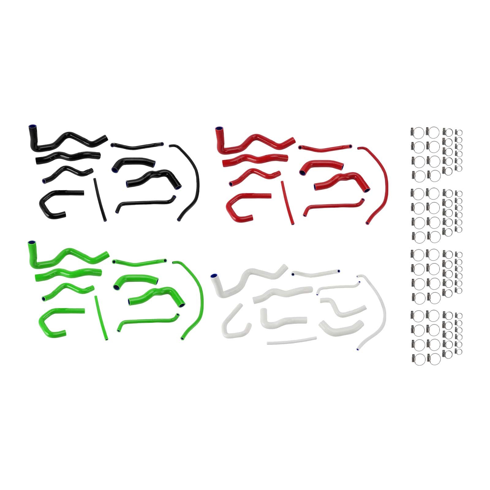 09-26 Kit de mangueira de refrigeração do radiador de silicone Kawasaki Ninja 636 ZX-6R