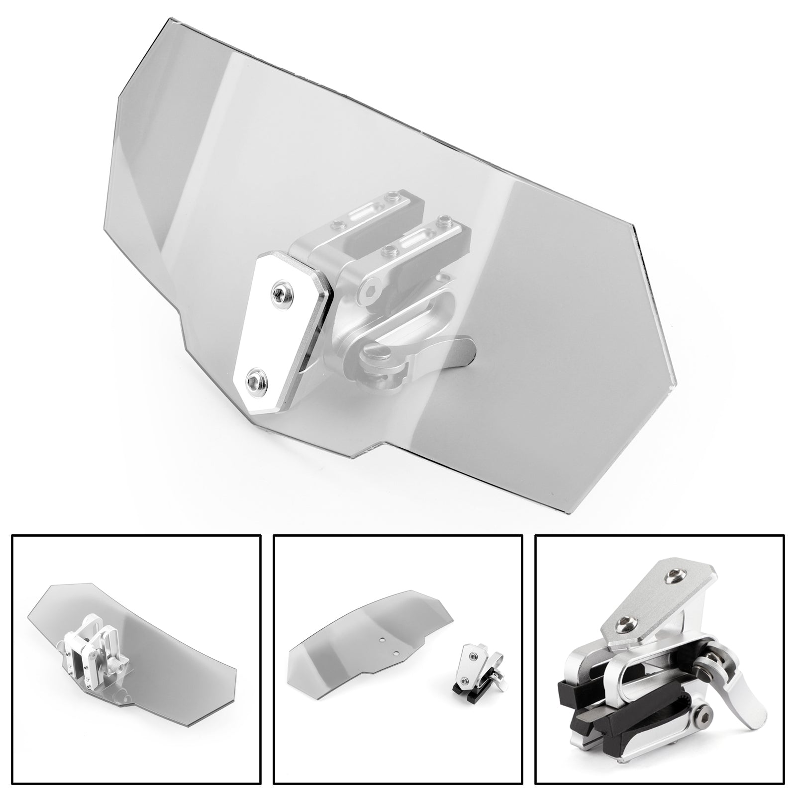 Defletor de extensão do Universal AjustablendShield para Honda Yamaha