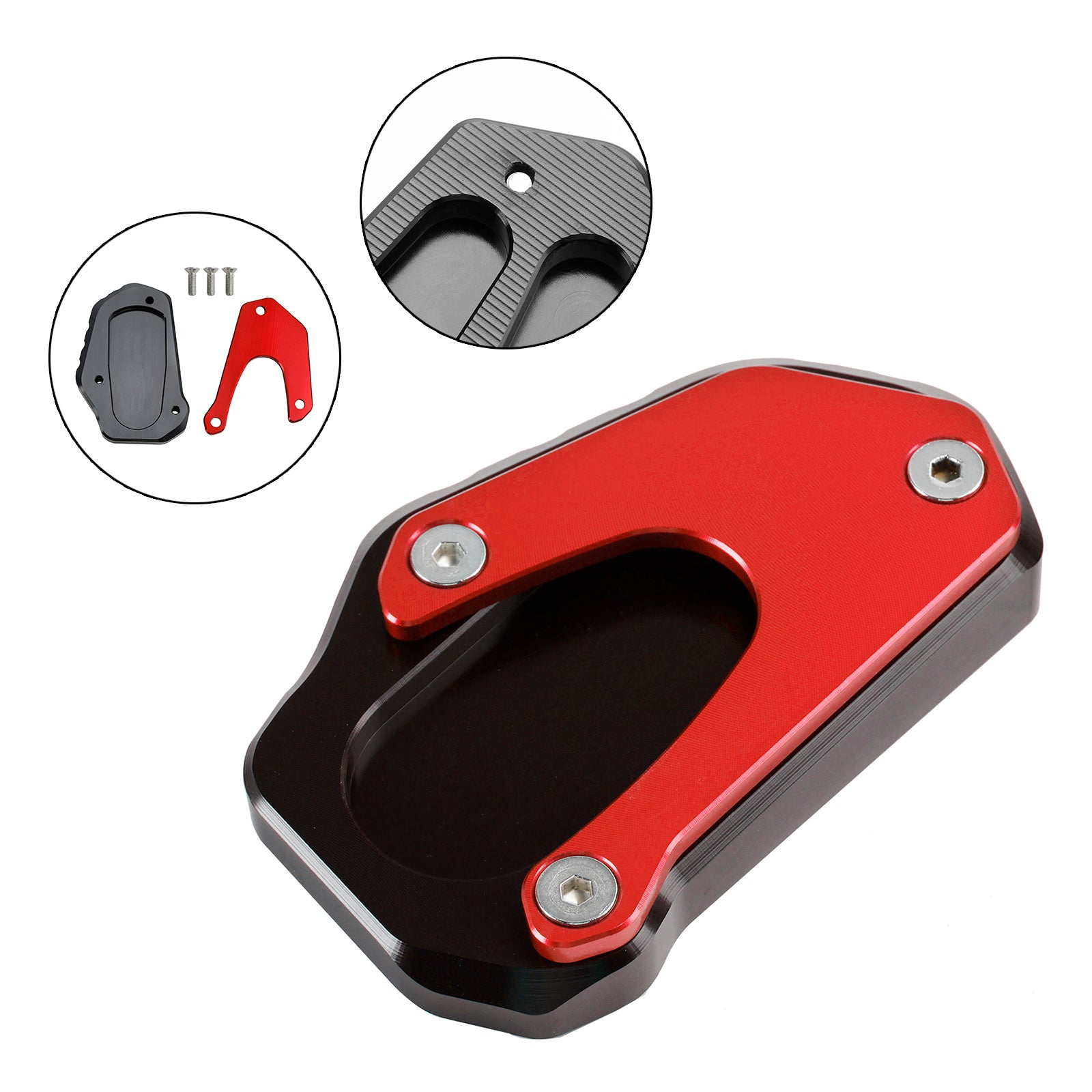 20-23 Suzuki V-Strom DL1050xt Kickstand-Vergrößerungsplattenpad