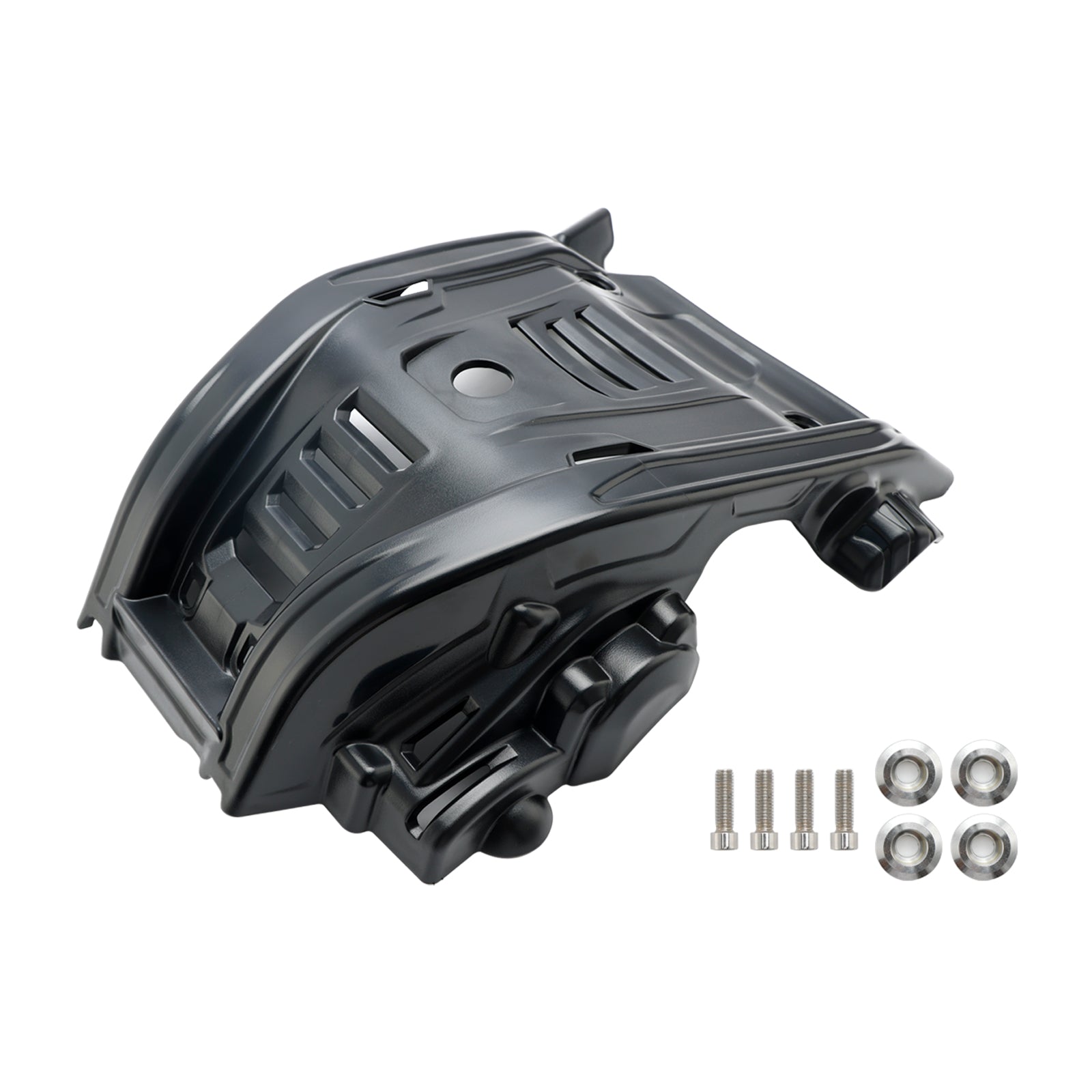 23-24 Honda Crf300 Crf300l Skid Plate Engine Guard Crack Plastic