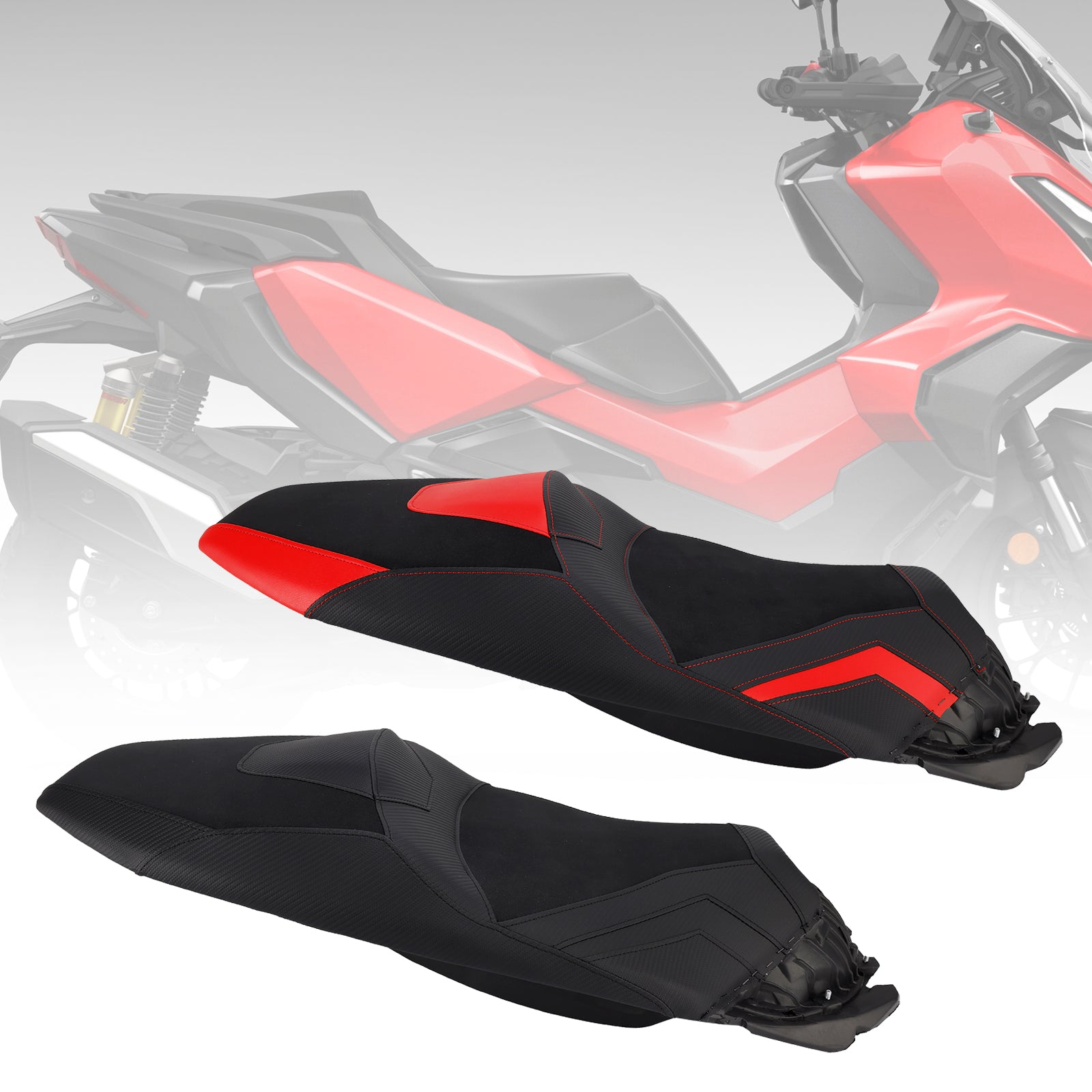 22-25 Honda Adv350 Adv 350 Rider Passenger Seat Front Rear Cushion Red