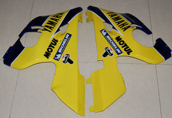 Amotopart 1998-2002 Yamaha YZF 600 R6 Yellow Blue Fairing Kit