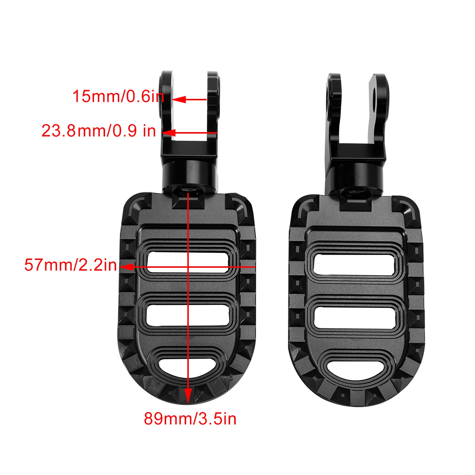2023-2024 Honda CL250 CL300 CL500 TRAIL 125 Front Footrests Foot Pegs