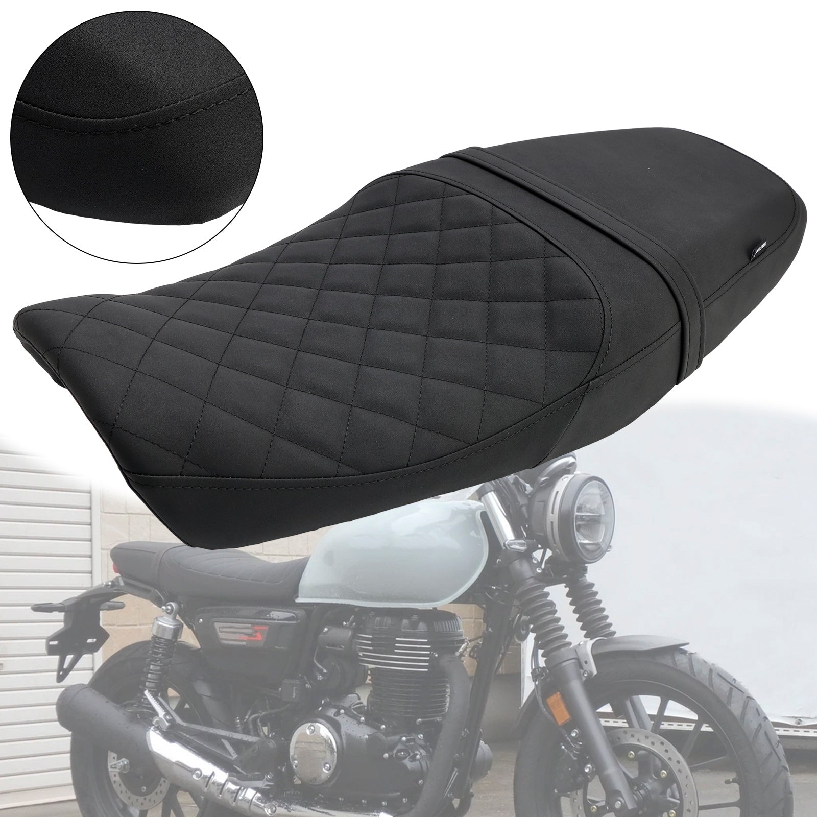 23-25 Honda GB350S GB 350 S Rider Passenger Seat Frah BACH CUSHION Black Brown