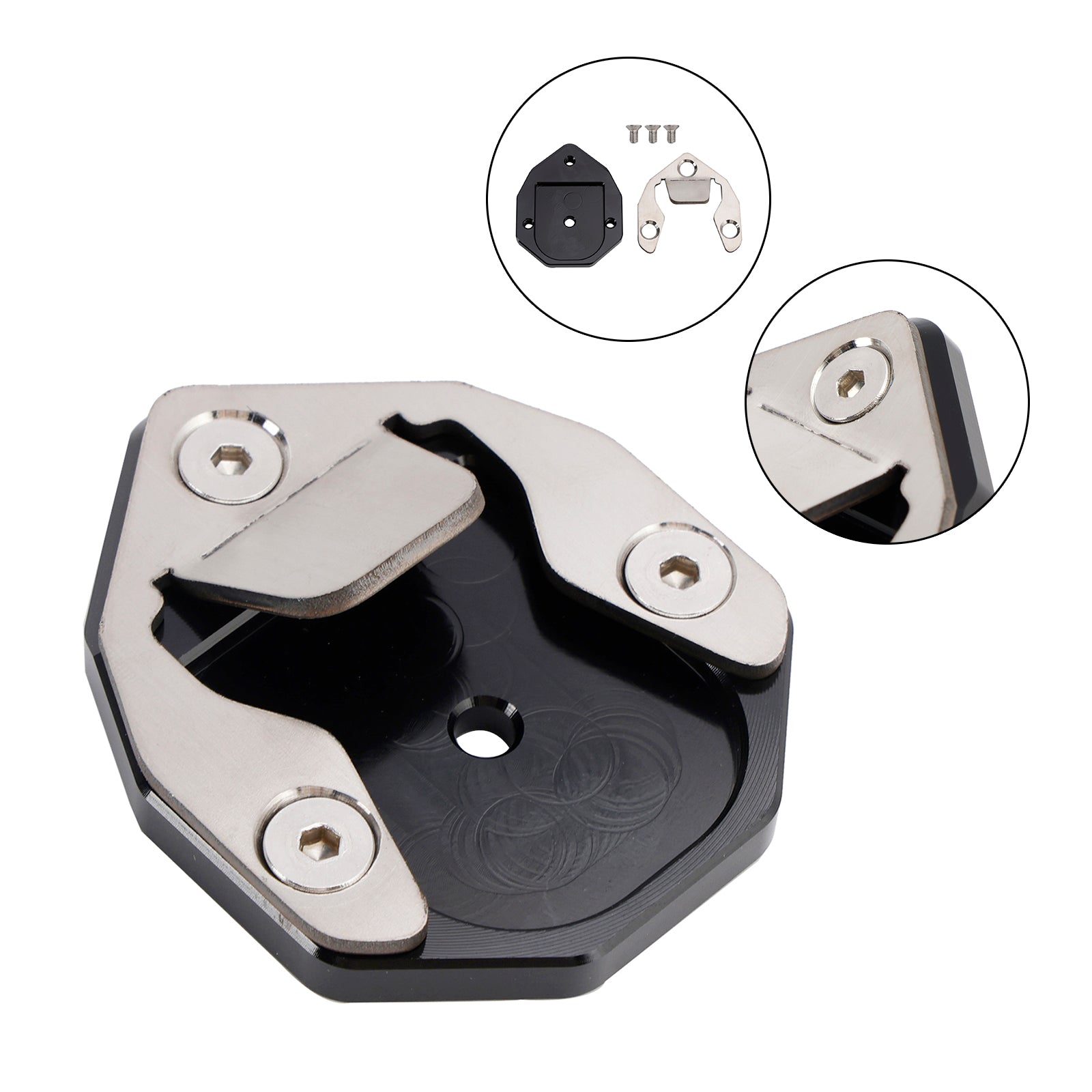 Himalayan 2018-2023 SCRAM 411 2021-2023 Kickstand Enlarge Plate Pad