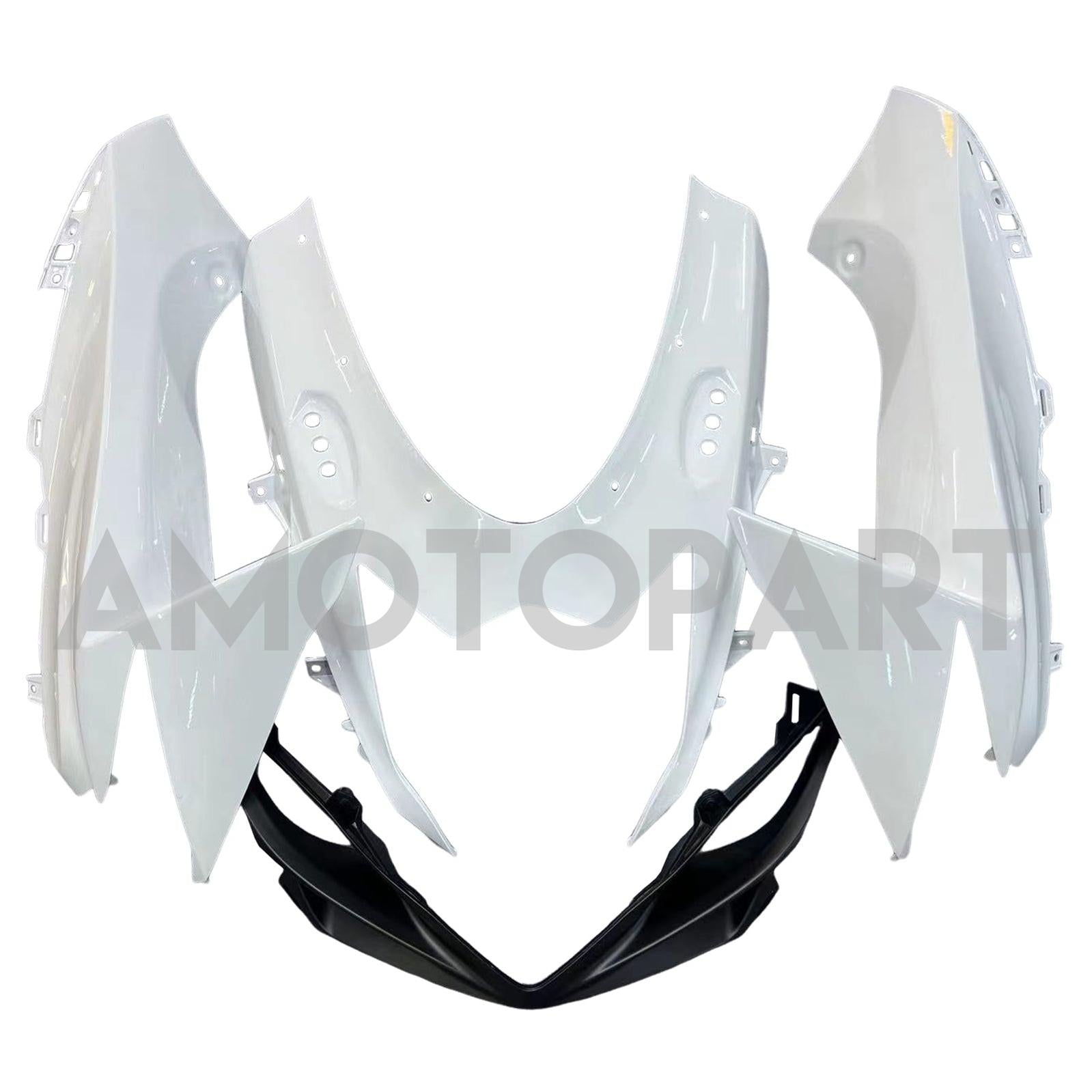 Amotopart 2011-2024 Suzuki GSXR 600/750 White Black Dehnung Kit