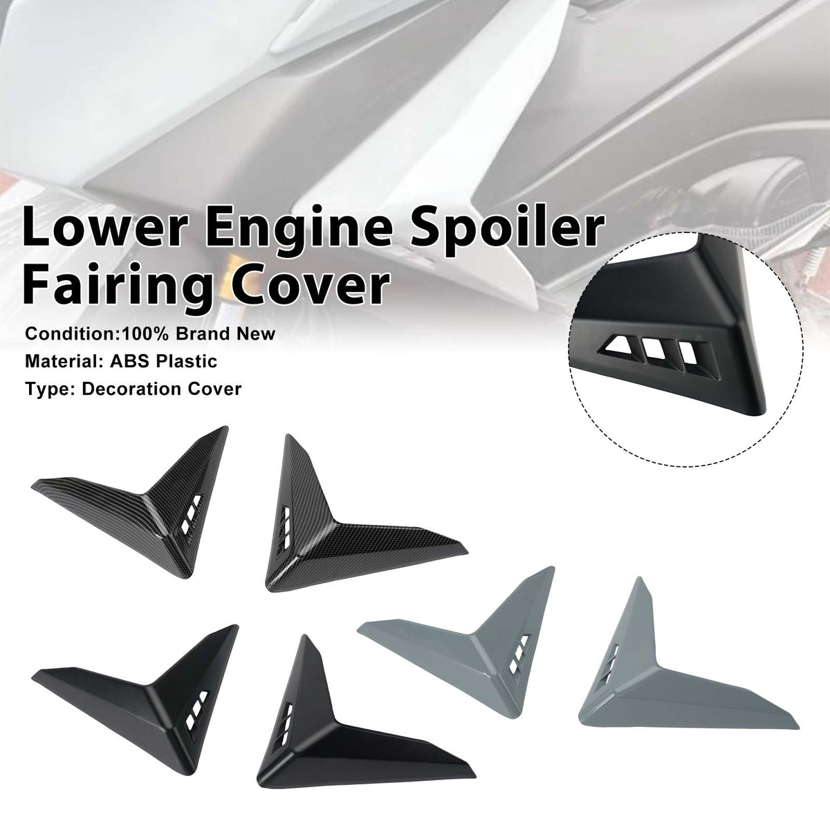 2025-2026 Yamaha T-MAX 560 Lower Engine Spoiler Fairing Cover