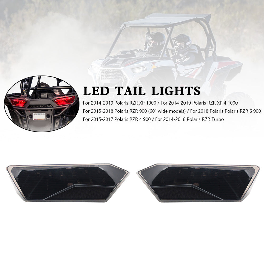 14-19 Polaris RZR Turbo 1000 XP 900 S Luzes traseiras LED 2412341 2412342