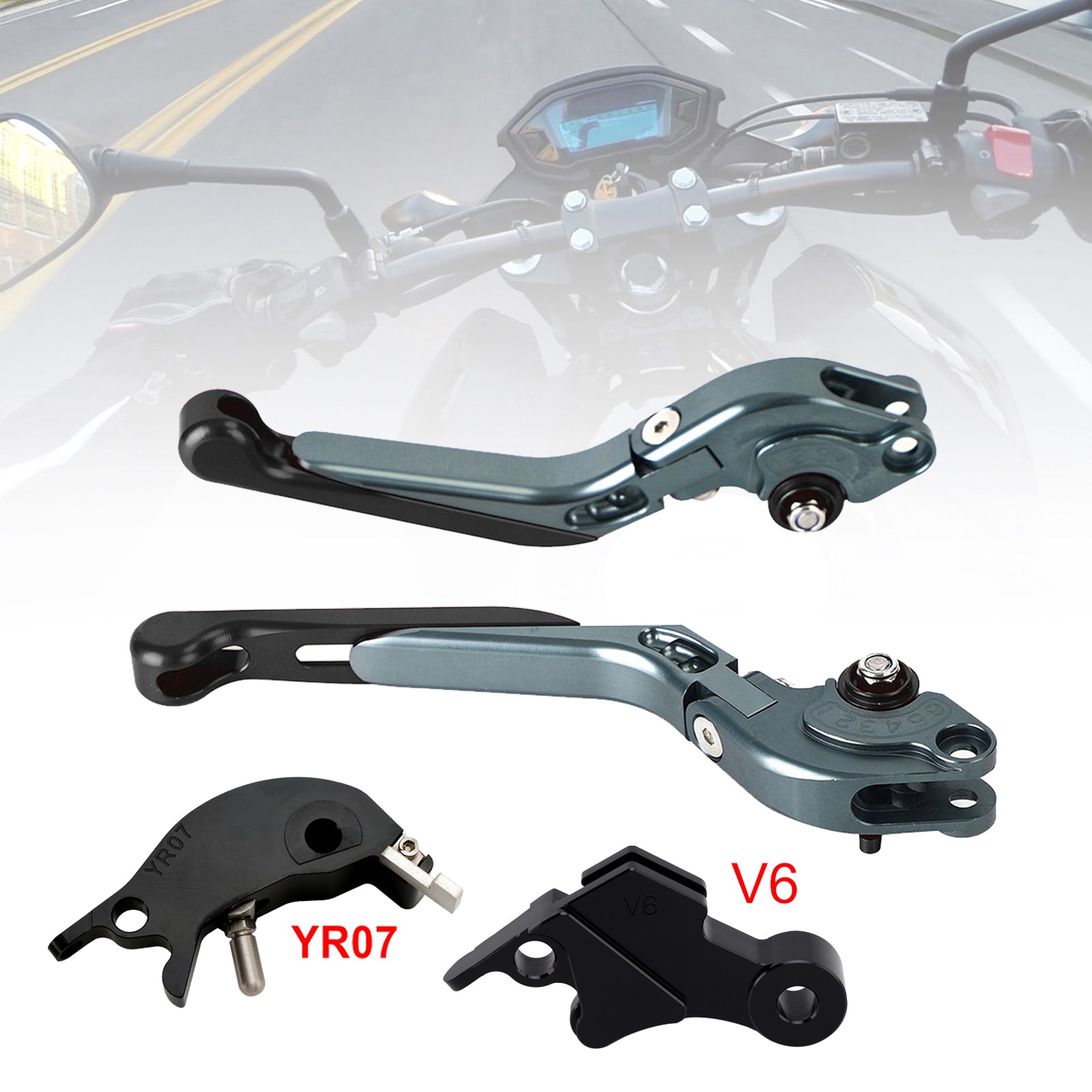 2024–2025 Yamaha XSR900 XSR900GP MT-09 verstellbarer Kupplungsbremshebel