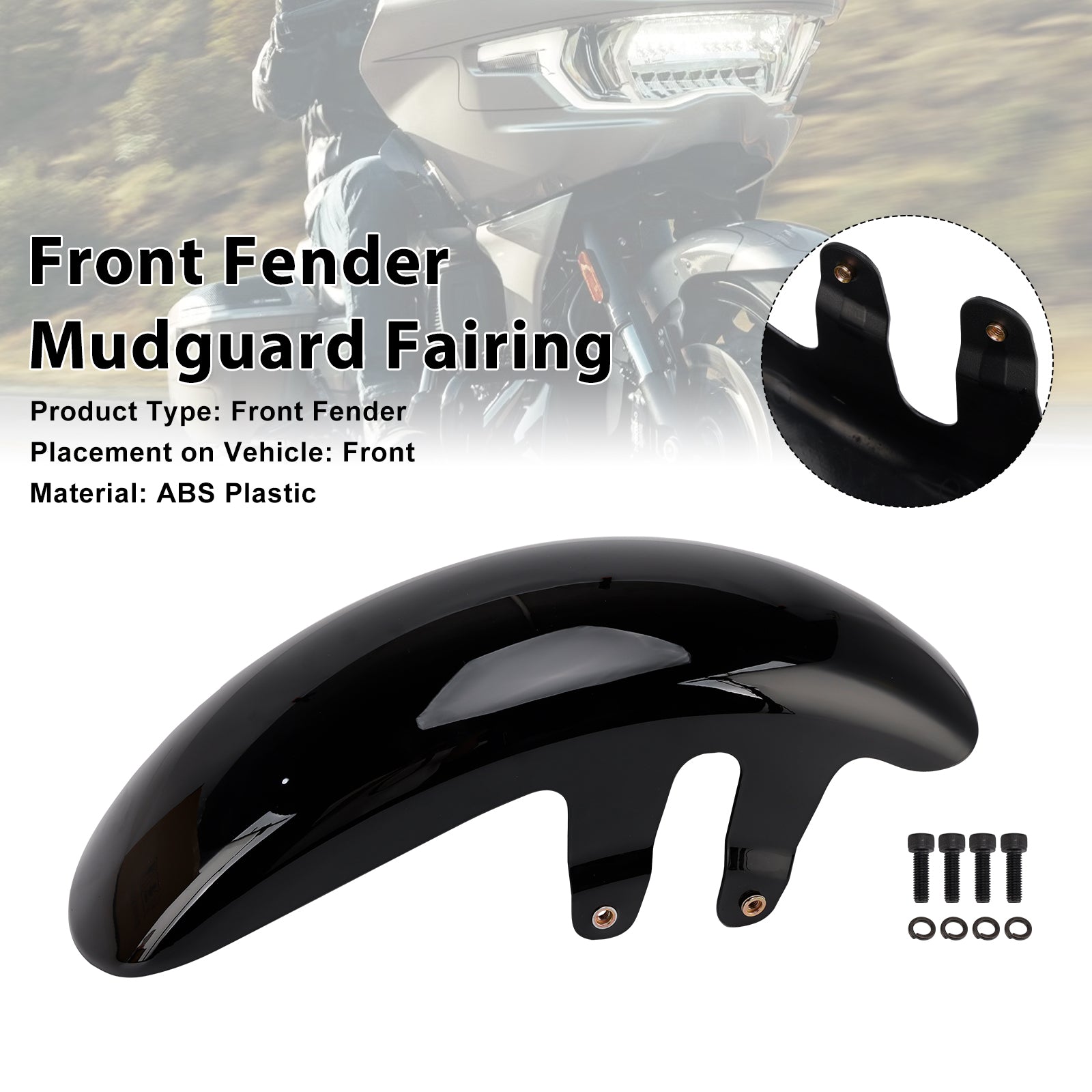 23-25 Touring CVO Road Glide / Street Glide Front Fender Mudguard Fairing