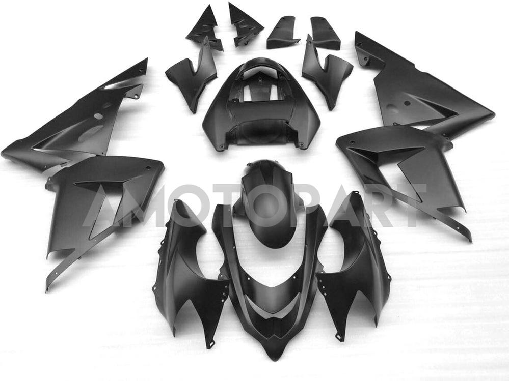 Amotopart 2004-2005 Kawasaki ZX10R Mattes Schwarzverkleidungskit