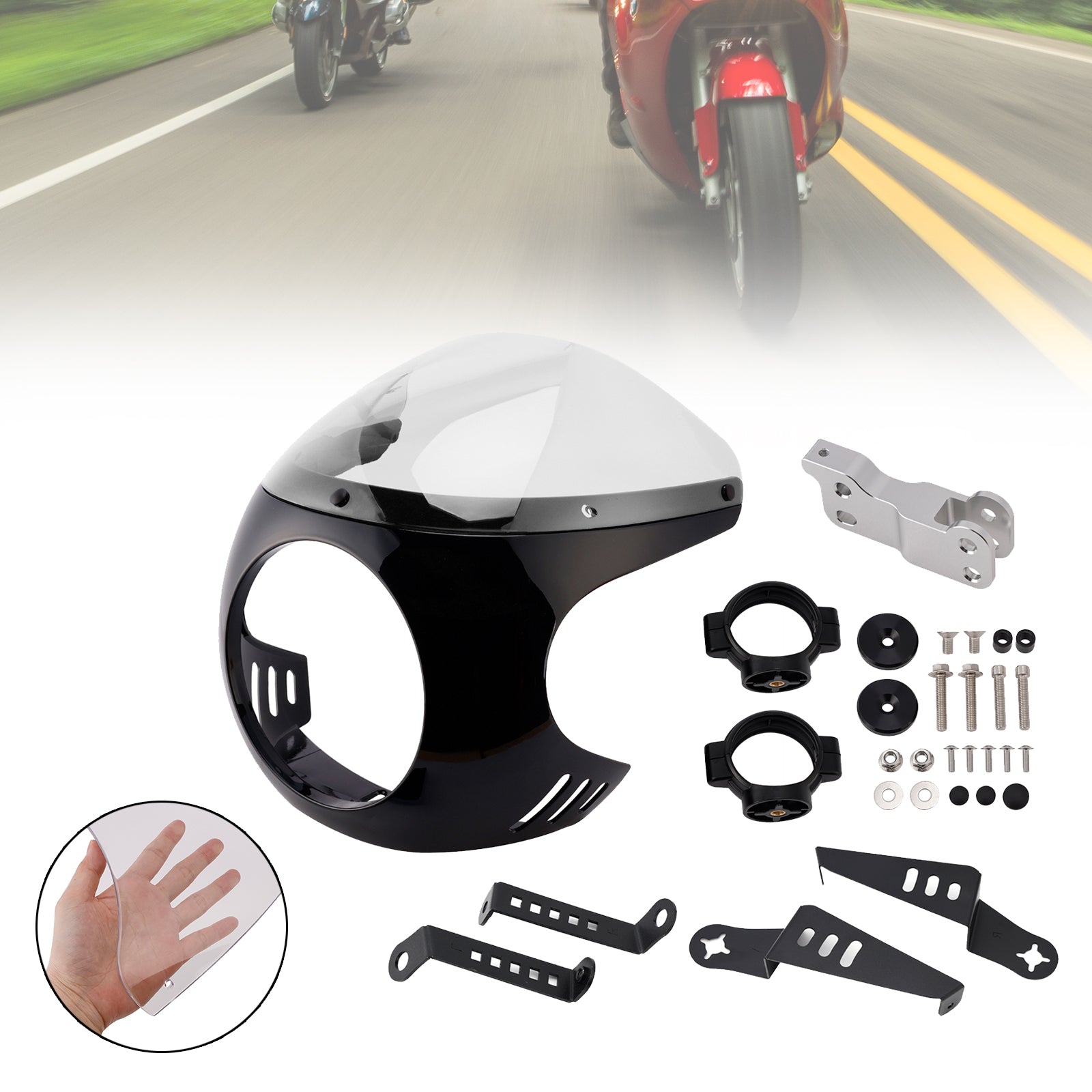 2014-2024 BMW R NINE T Čelní sklo čelního skla
