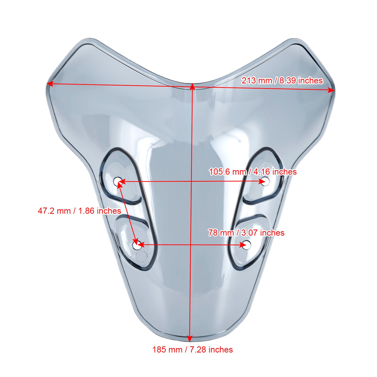 Parabrisas de motocicleta ABS apto para YAMAHA MT-07 MT 07 2021-2023