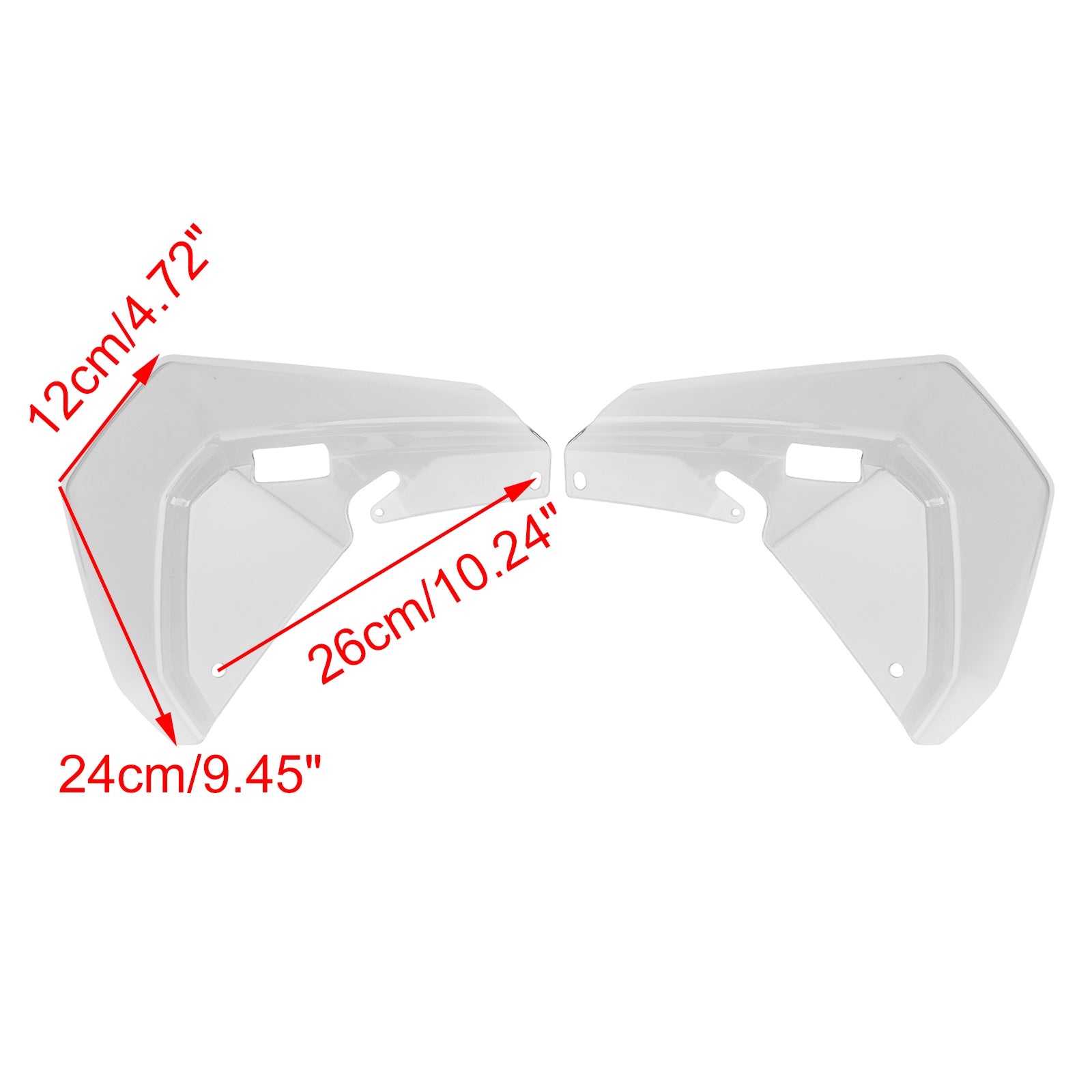 2025-2026 BMW R1300GS ADV Windshield Plate Side Panels