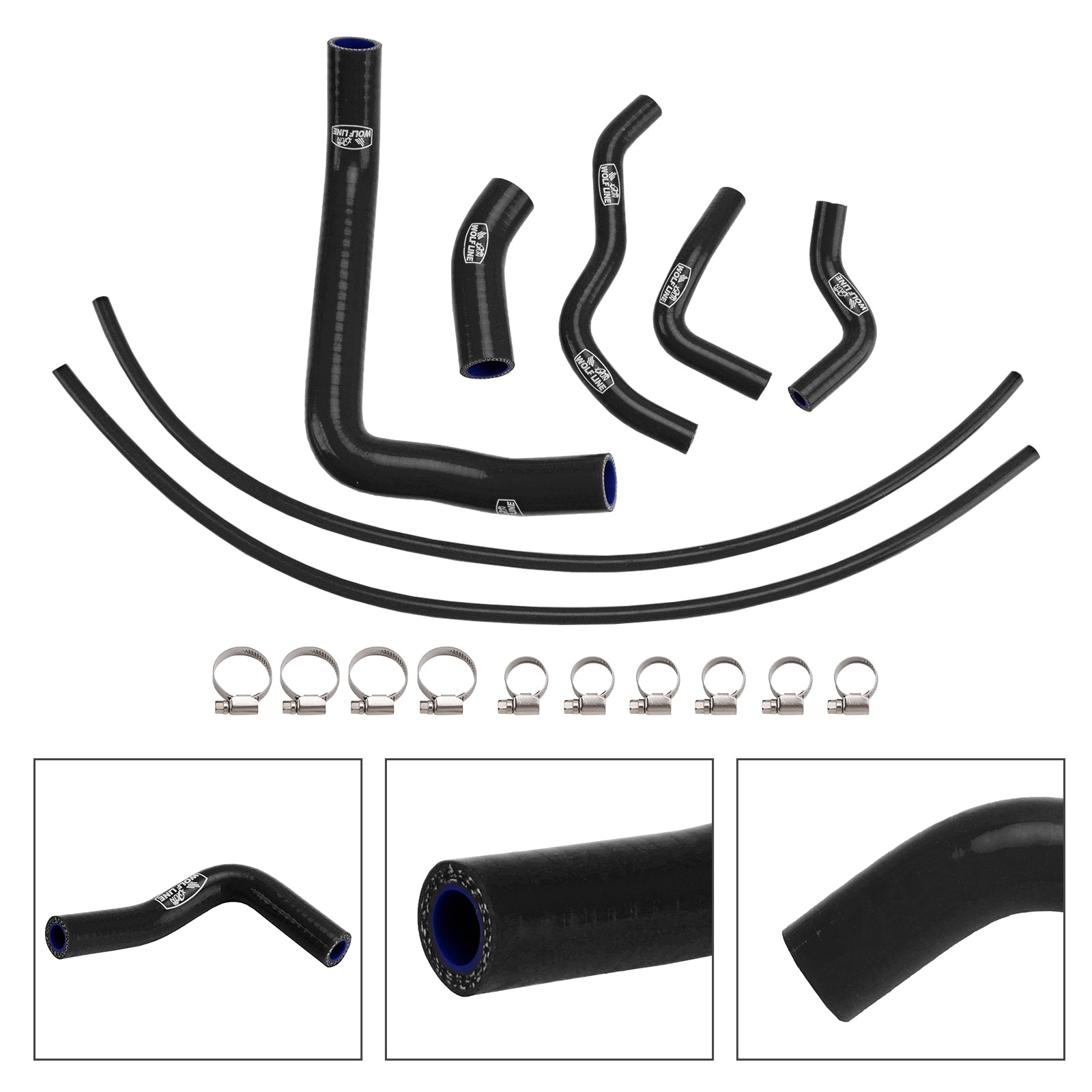 2023-2025 Suzuki GSX-8S Silicone Radiator coolant Hose