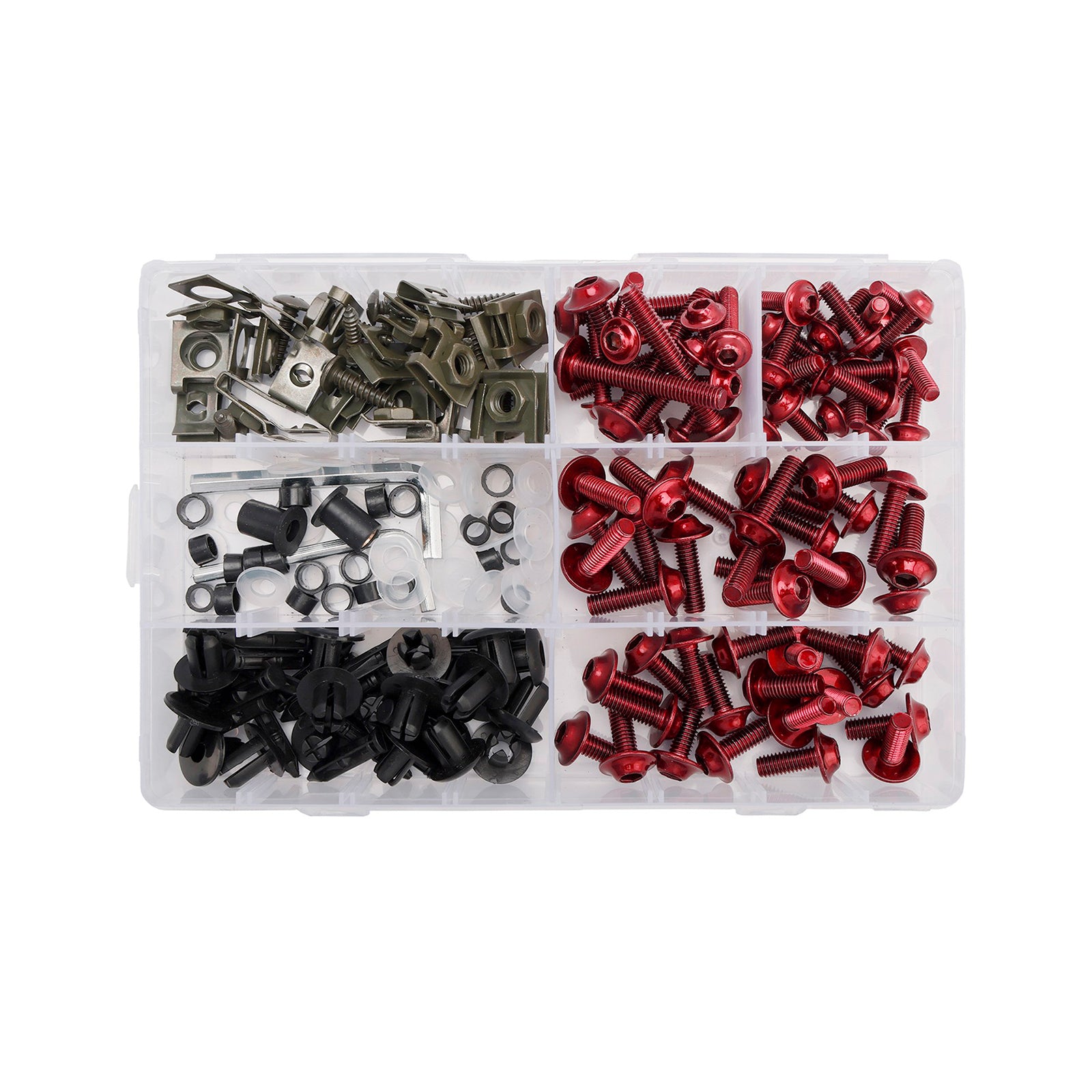 Amotopart 2005 Yamaha YZF-R6 Gloss Red Forged Carbon Fiber Fairing Kit