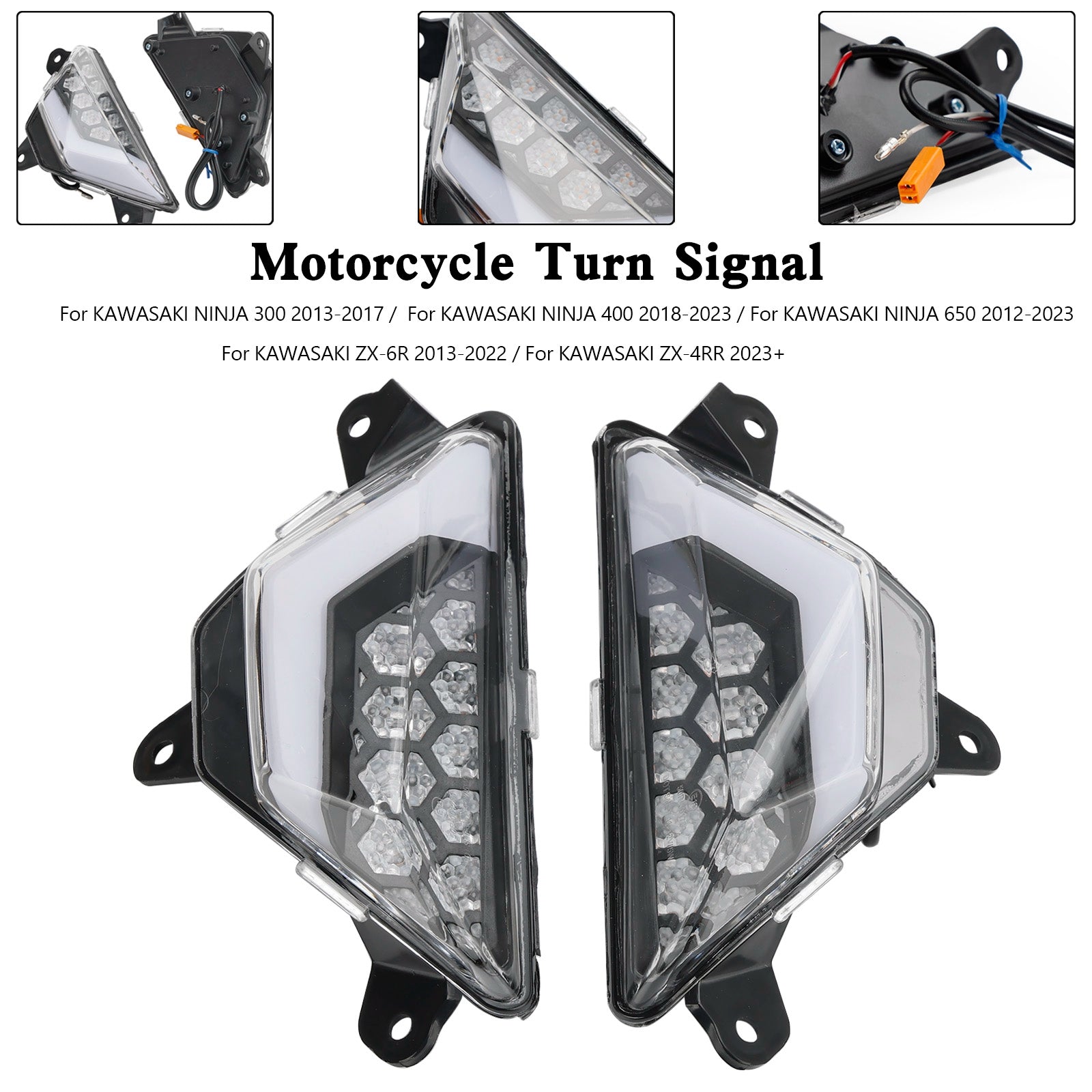 2012+ Kawasaki Ninja 300 400 650 ZX 6R ZX 4RR LED -LED -Blindesignallicht