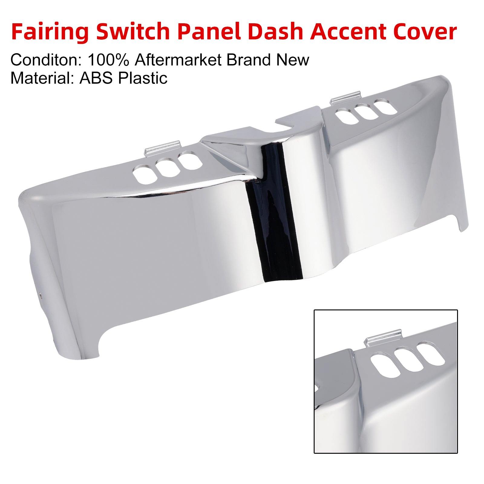 2014-2024 Touring Electra Street Fairing Switch Panel Dash Accent Cover