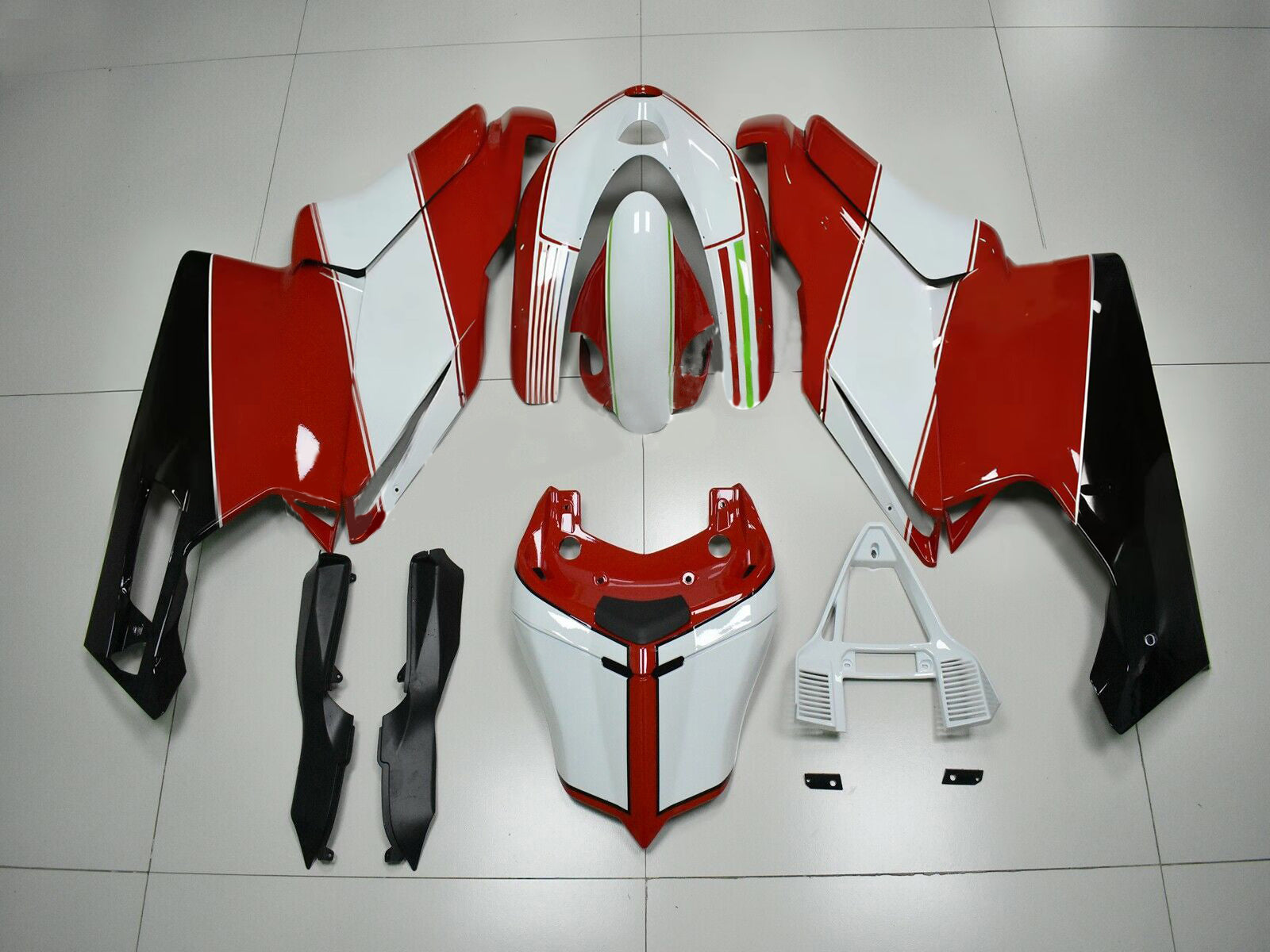 Amotopart 2005-2006 Ducati 999/749 Red White Fairing Kit