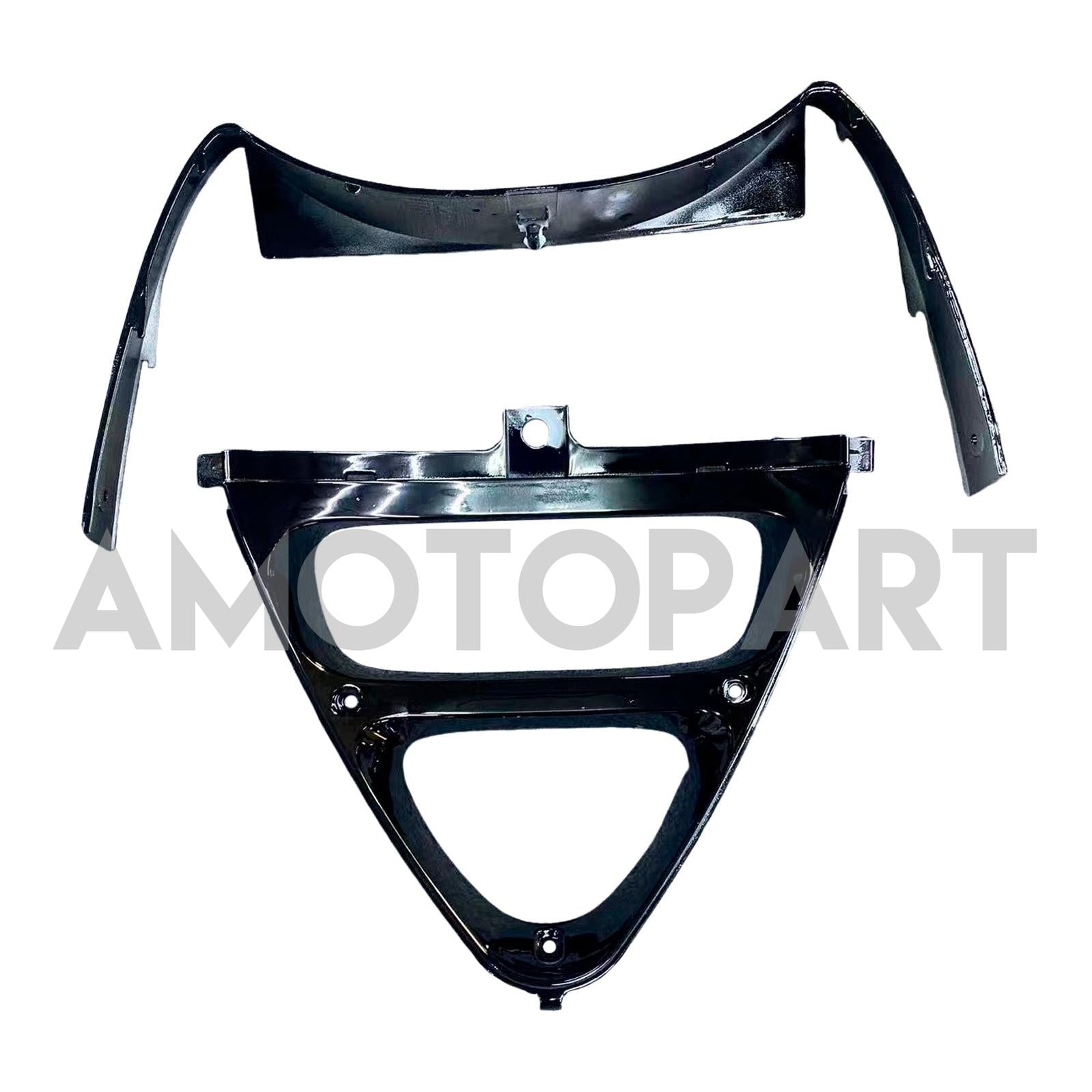 Amotopart Kawasaki 1993-2007 ZZR400 & 1998-2003 ZZR600 Green Black Fairing Kit