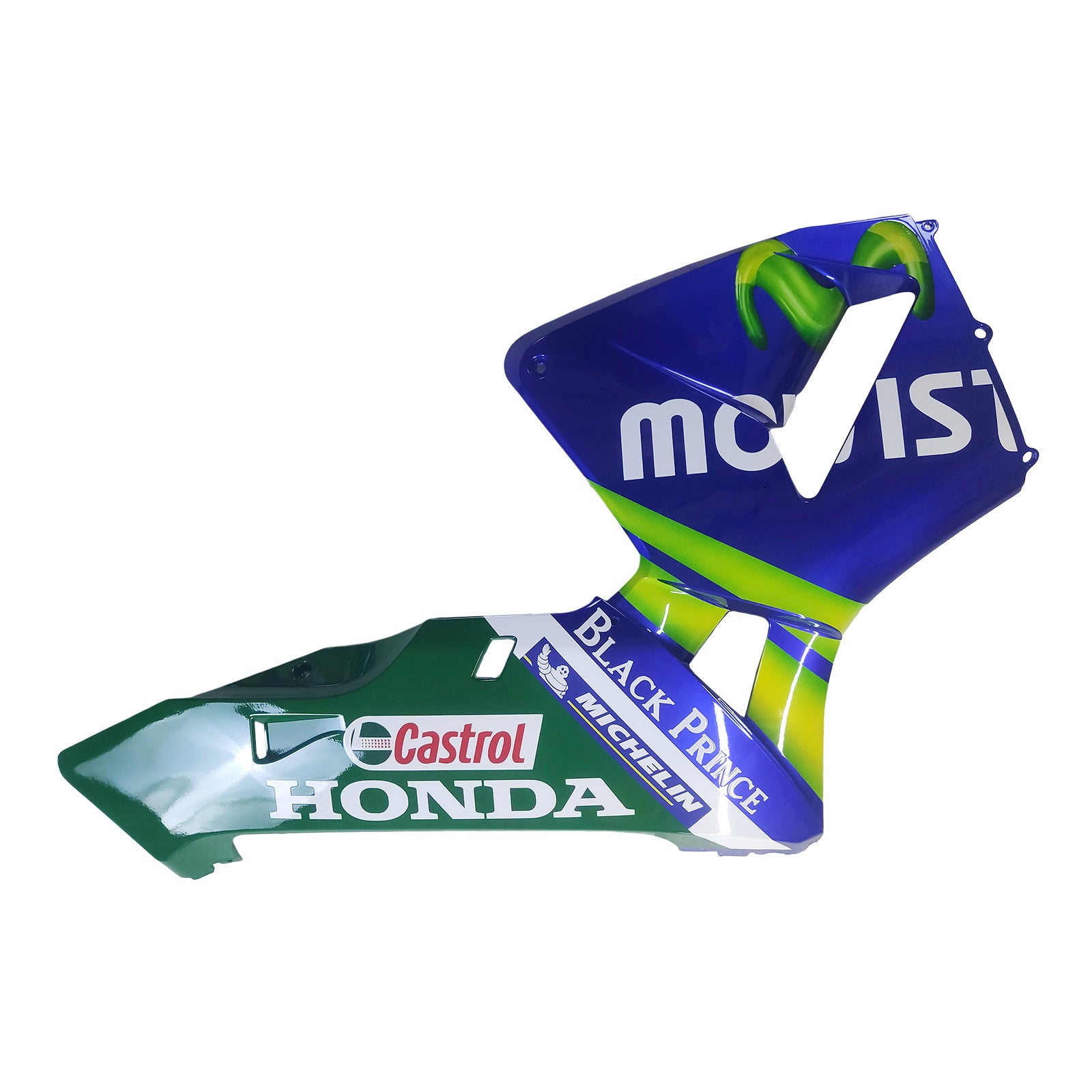 Amotopart 2003-2004 Honda CBR600RR Blue White Green Fairing Kit