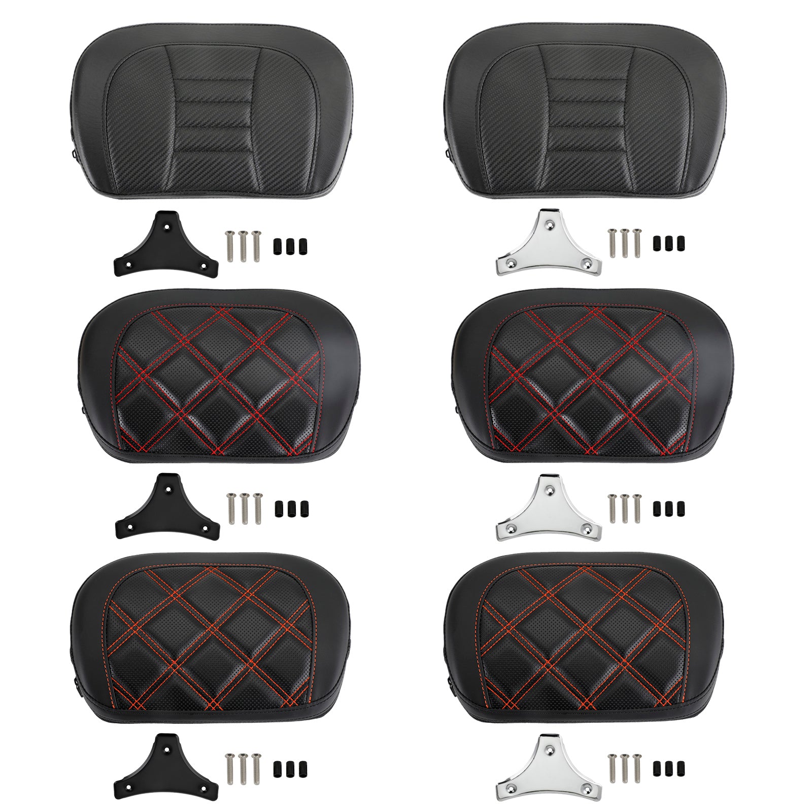 Driver Rider Sissy Bar Seat Backrest Pad for CVO Street Glide FLHXSE 2015-2021