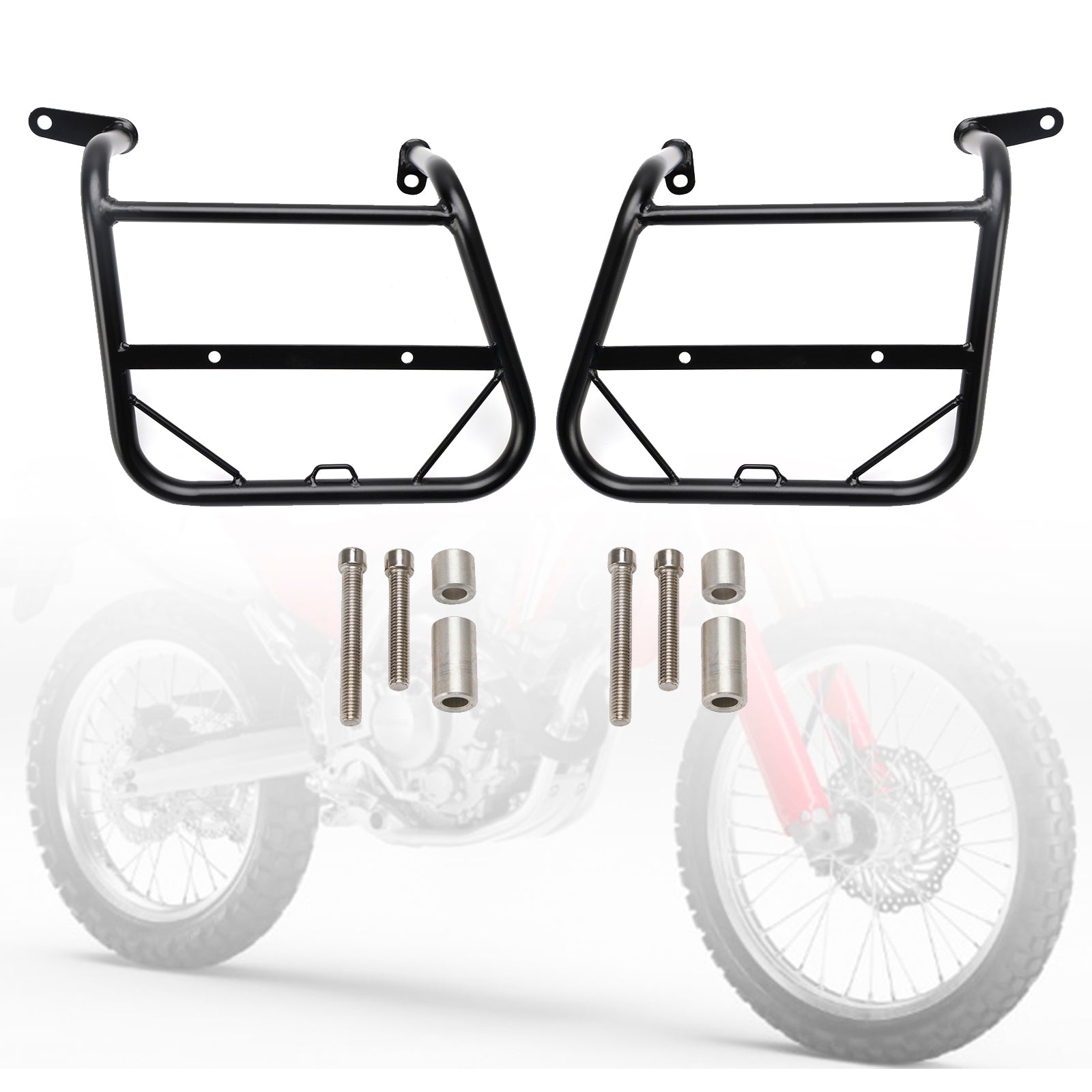 21-23 Honda Crf250L Jp Ver. Saddlebag Support Mounting Bracket Right Black