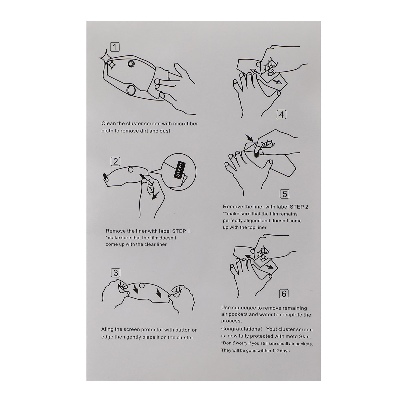 Vespa Primavera 150 125 Cluster Scratch Protection Film Screen Protector