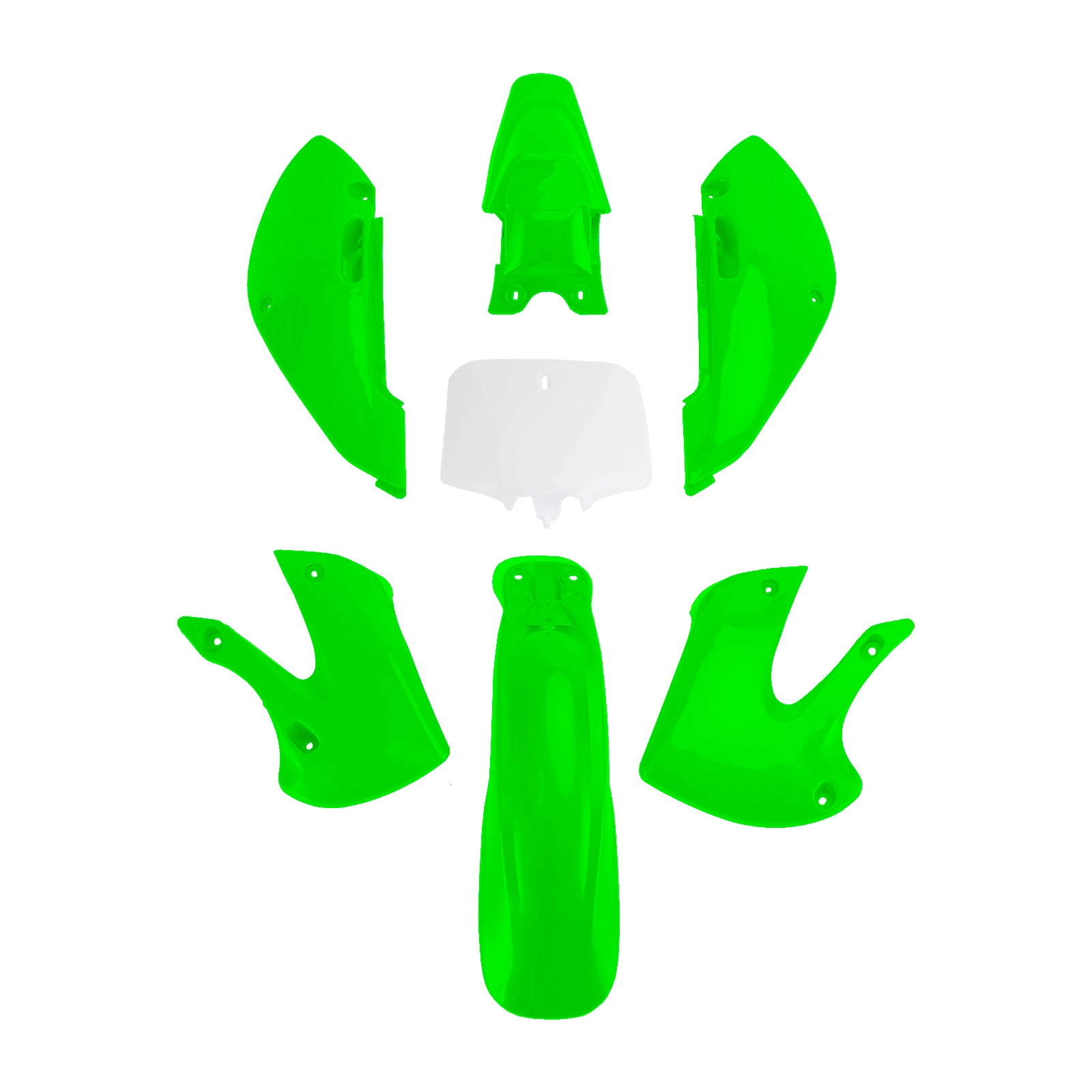 Injektion ABS Plastikkörperverkleidungskit für Kawasaki KLX110 KLX65 RM65 DRZ110