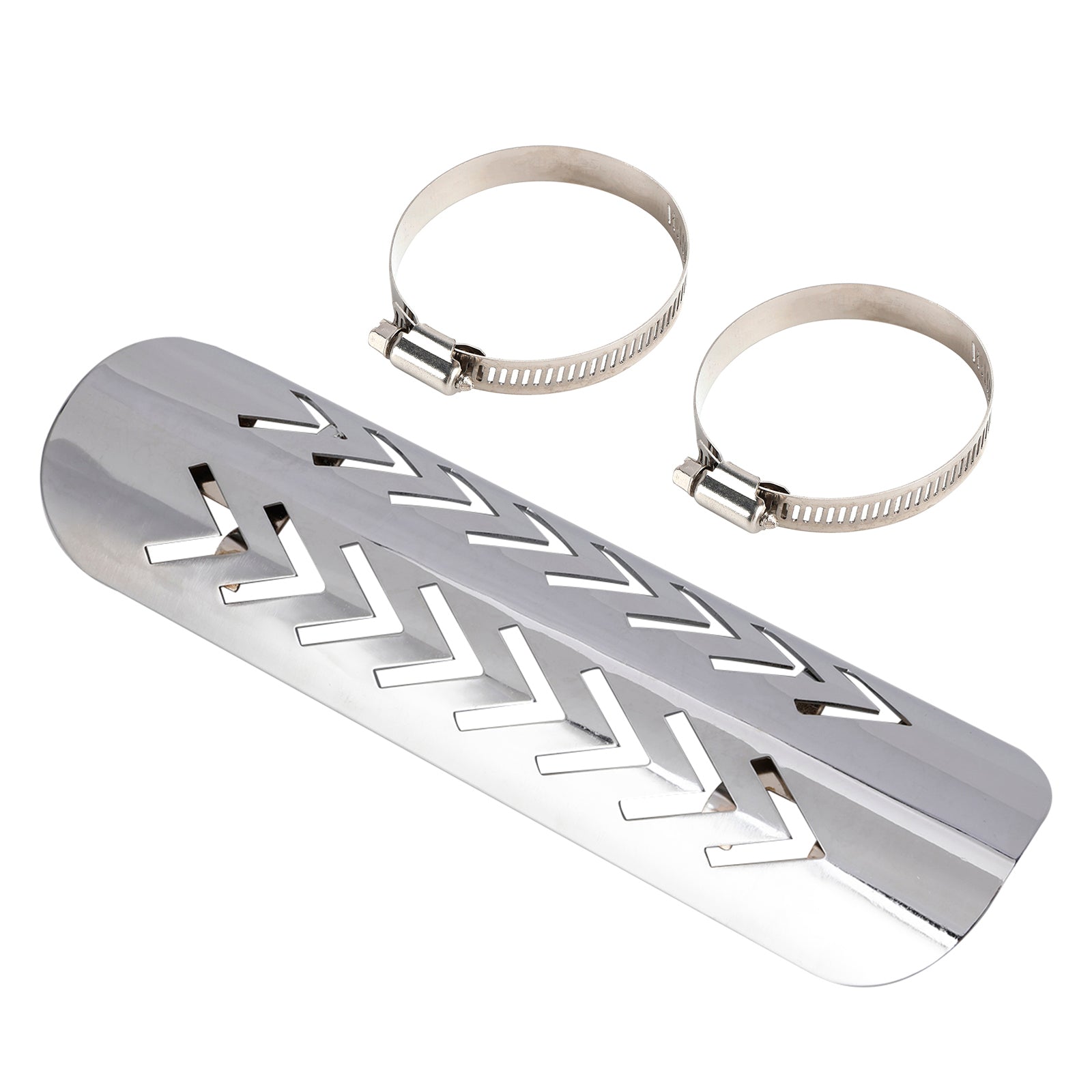 Motorcycle Scooter Cub BlackD Exhaust Side Bracker Cover Steel Decorative Cover