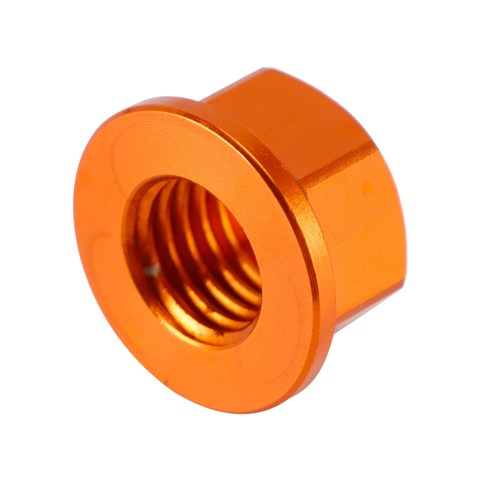 04-16 Aprilia RSV RSV4 1000R Factory Rear Sprocket Nut Kit M10x1.5mm Orange