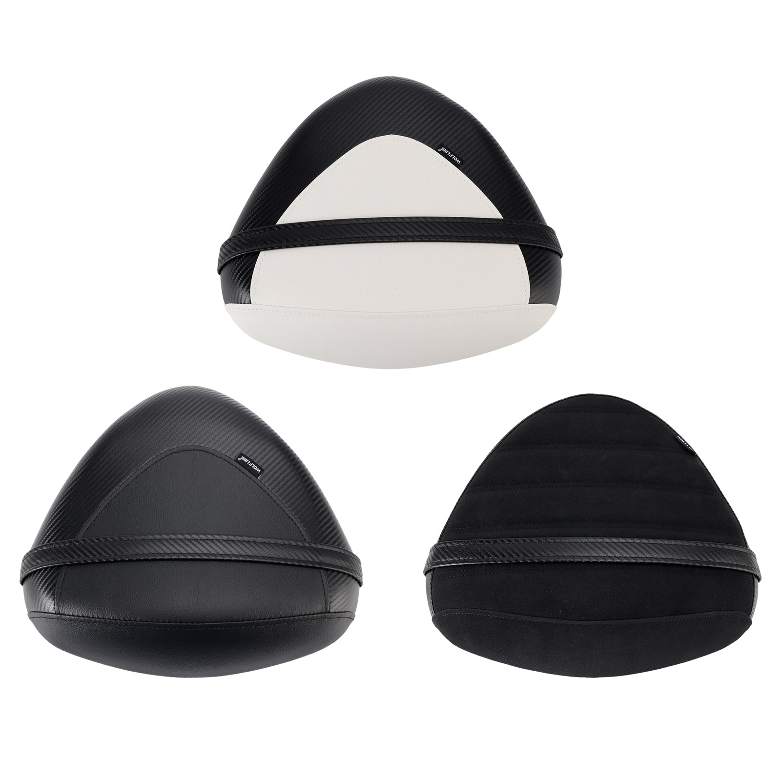 22-24 White SUZUKI Hayabusa GSX1300R Rear Seat Passenger Cushion Flat Pu