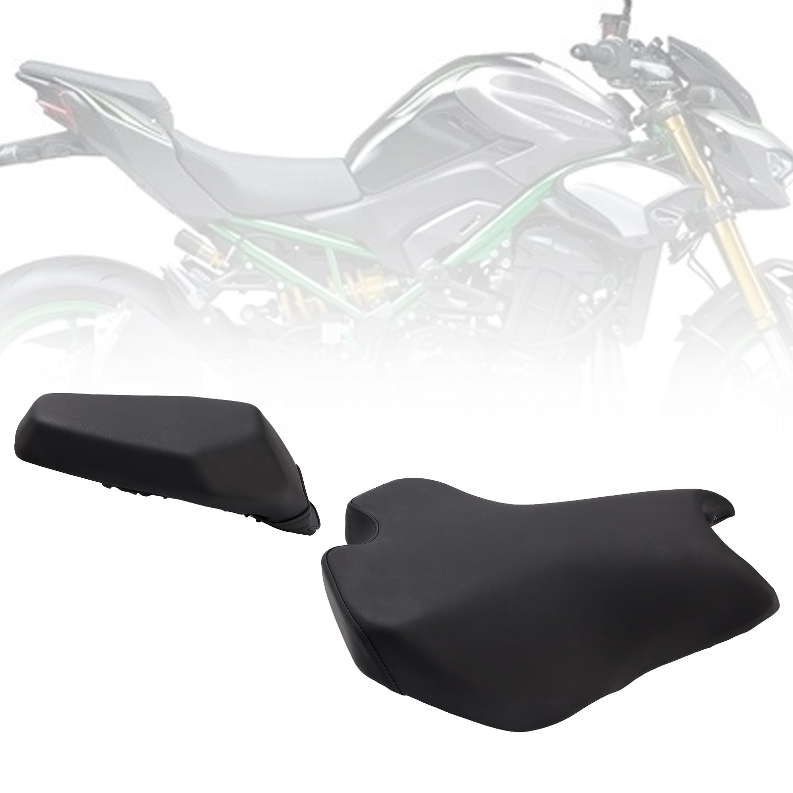 2025 Kawasaki Ninja Z900 Förare&PPassagerarsäte Raider förtjockat kit svart