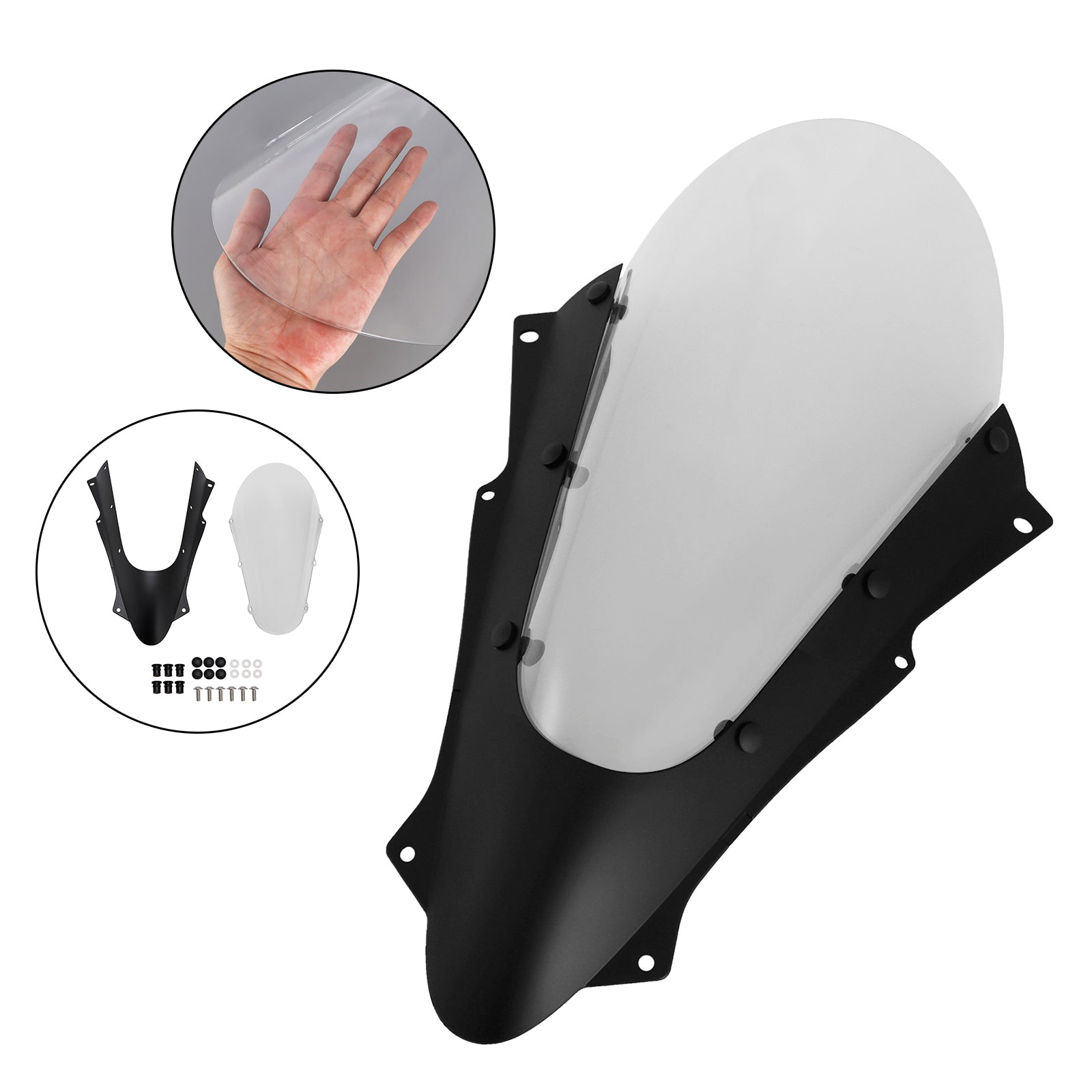 2023 Kawasaki ZX-4R ZX-4RR vindrutan vindruta